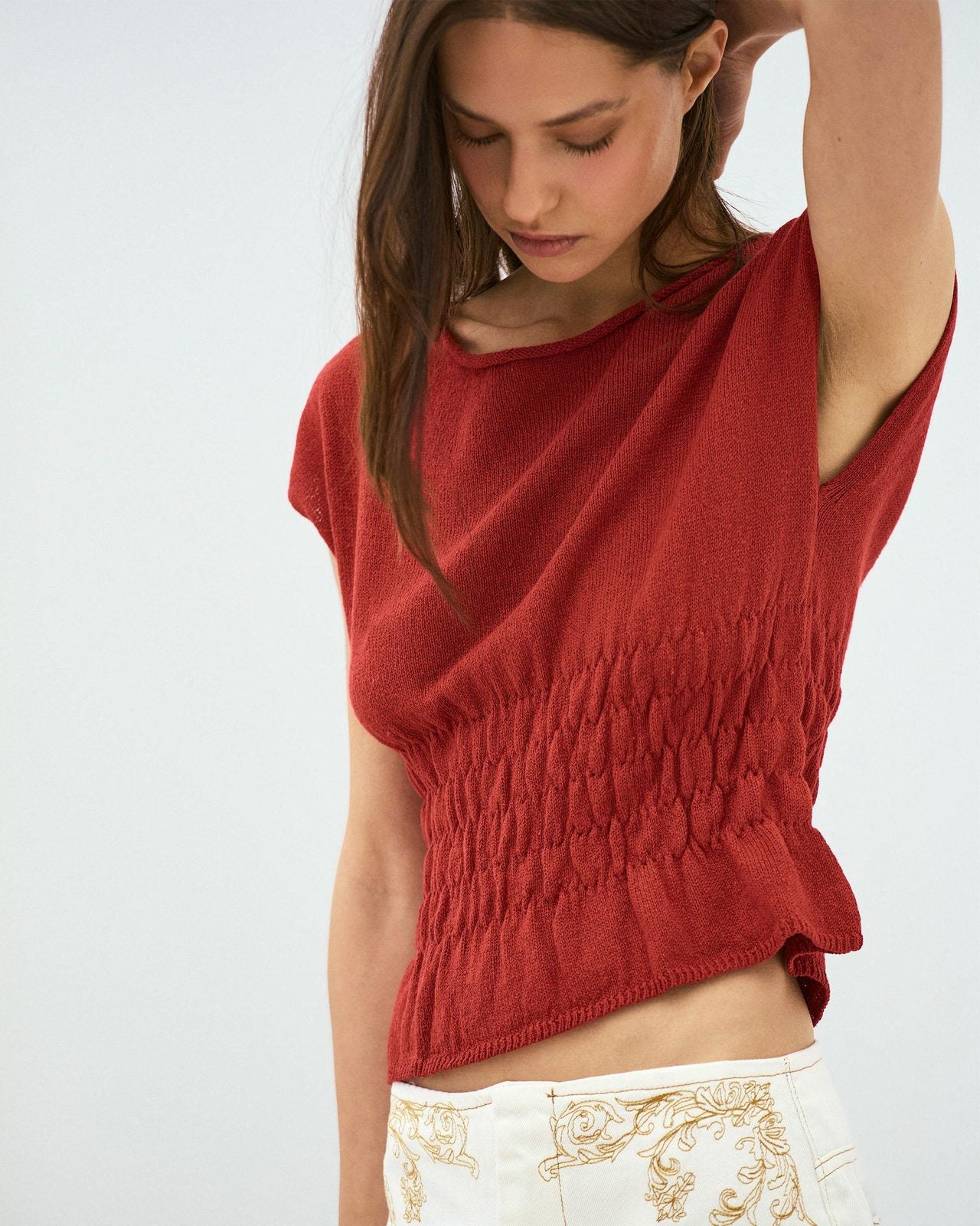 Top Punto Gomas Rojo