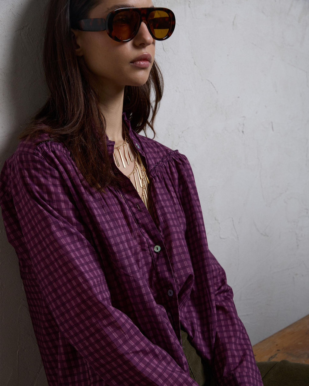 BLUSA CANESU CUADROS