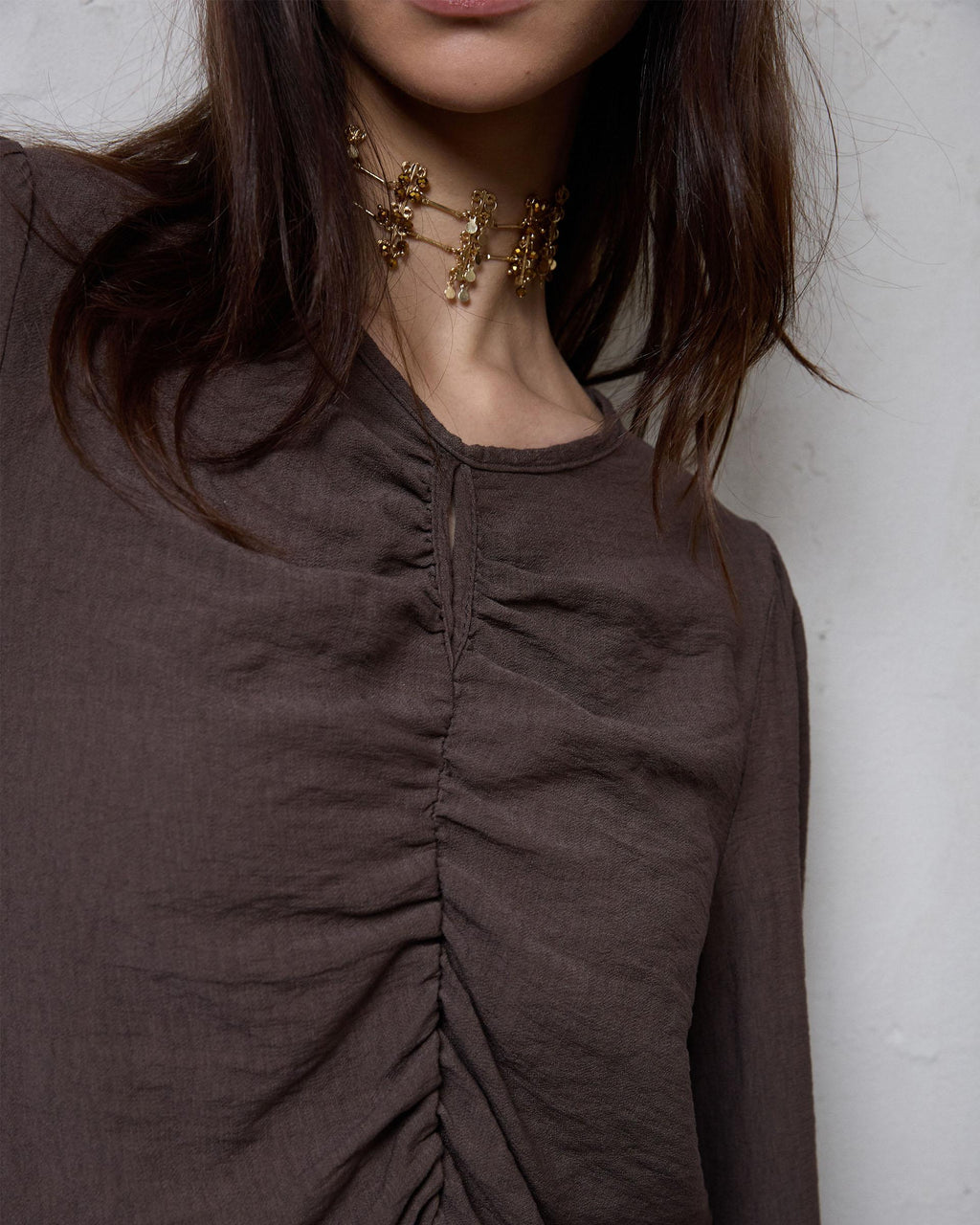 BLUSA FRUNCIDO DELANTERO