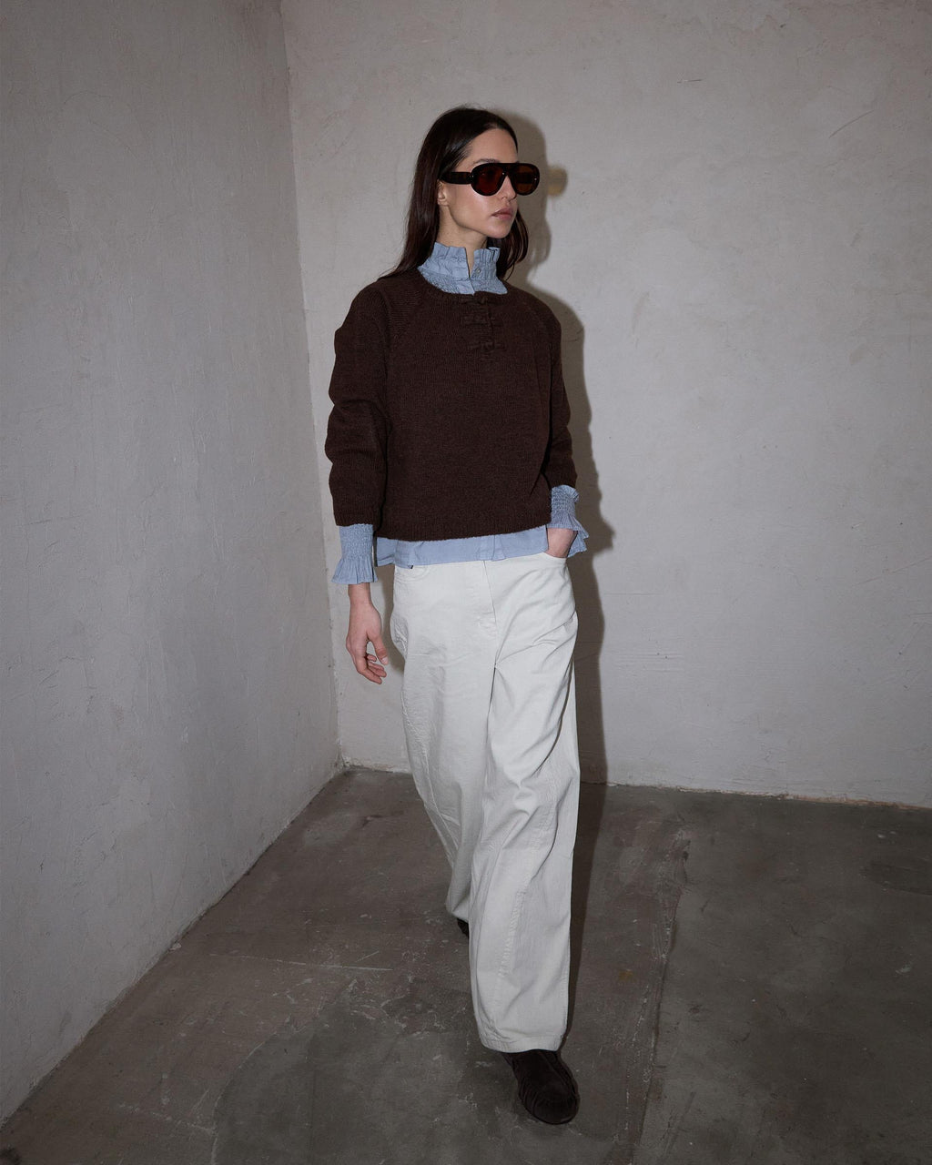 PANTALON COSTURA DIAGONAL