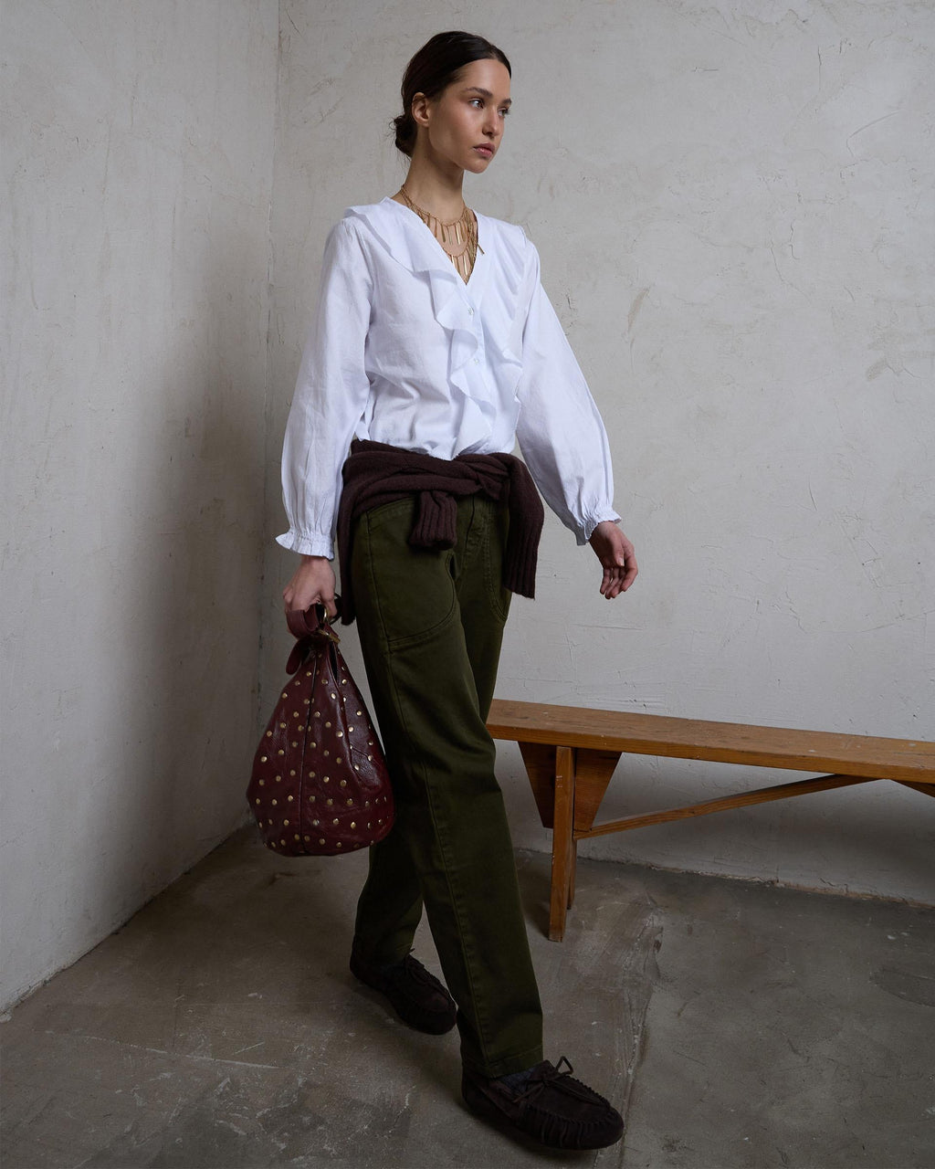 PANTALON BOLSILLOS RIBETEADOS