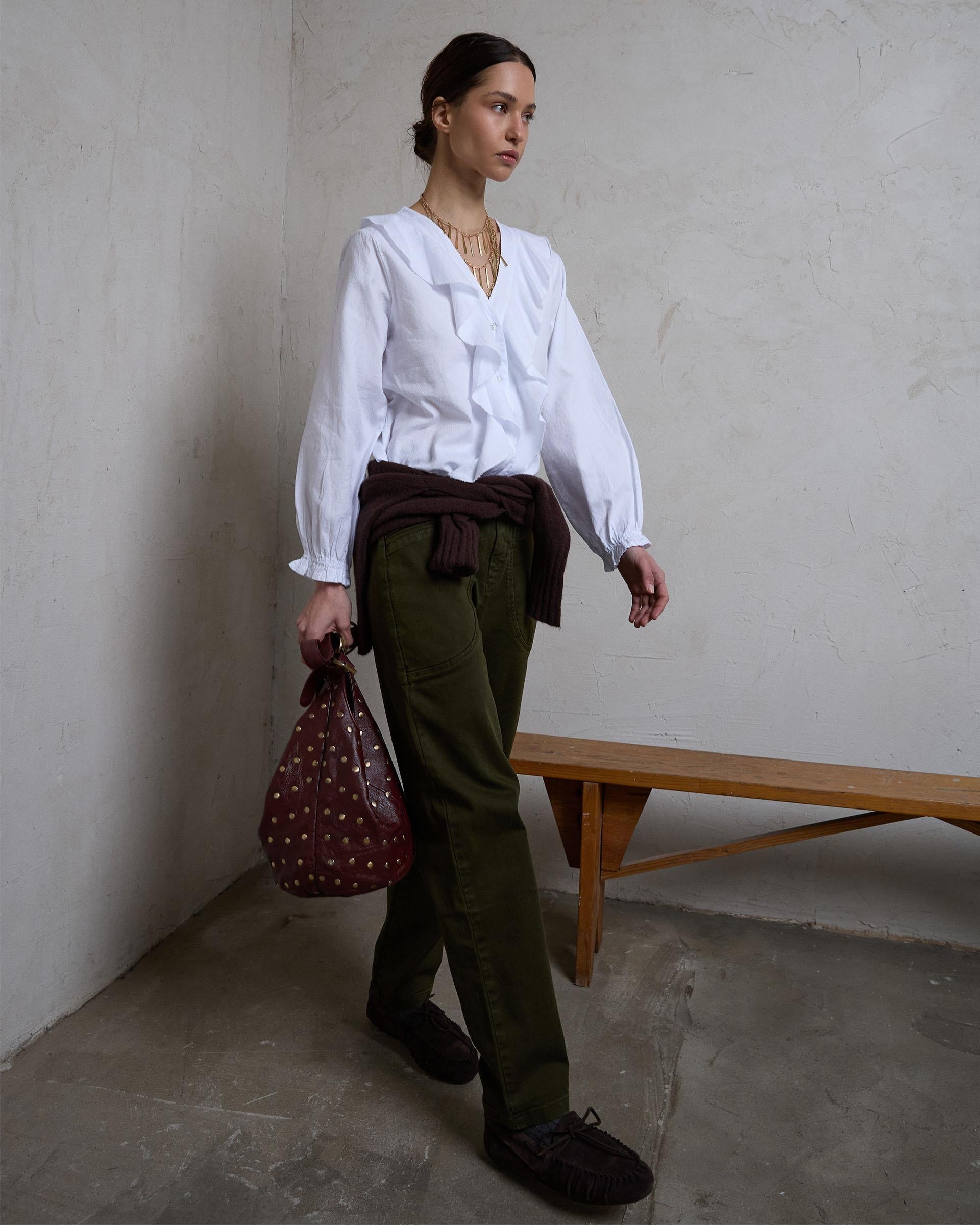 PANTALON BOLSILLOS RIBETEADOS