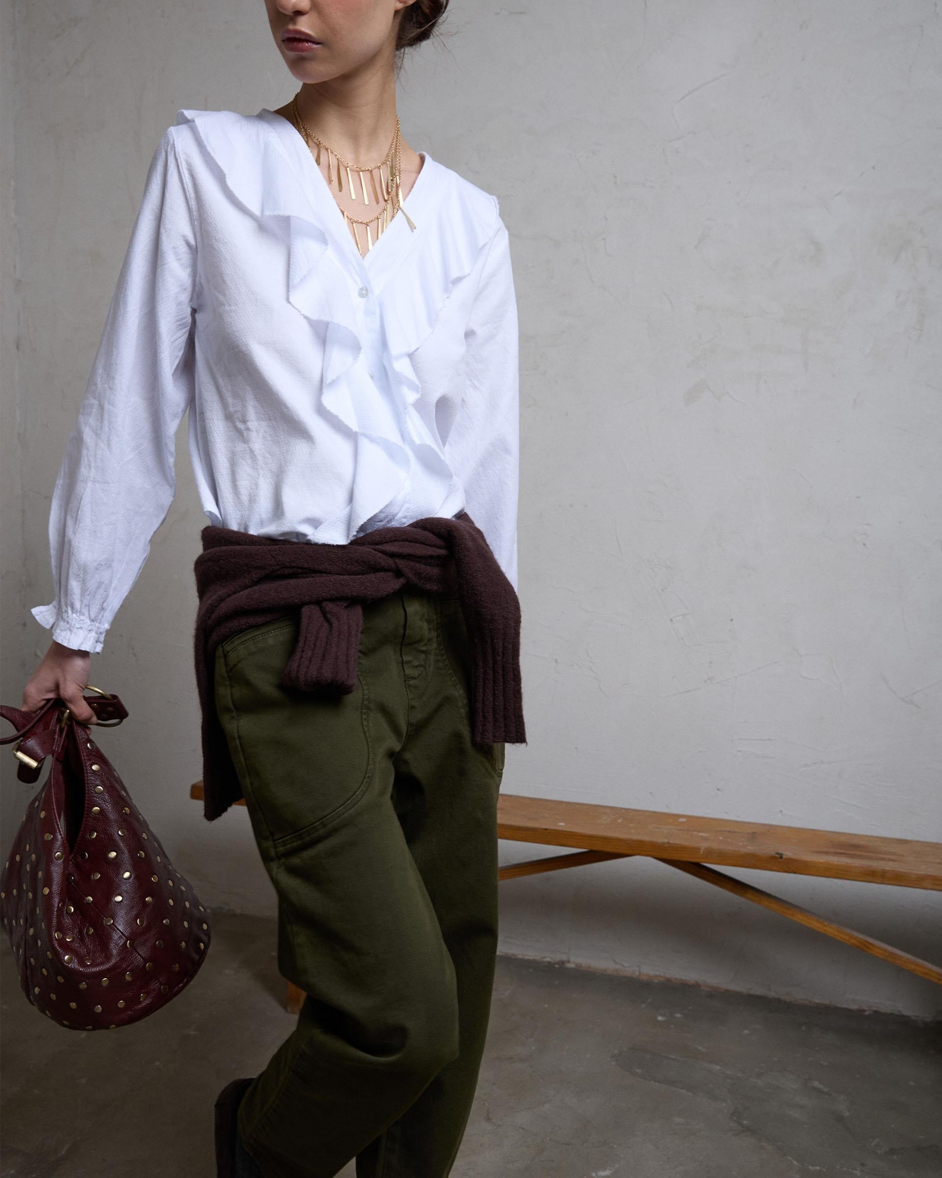 PANTALON BOLSILLOS RIBETEADOS