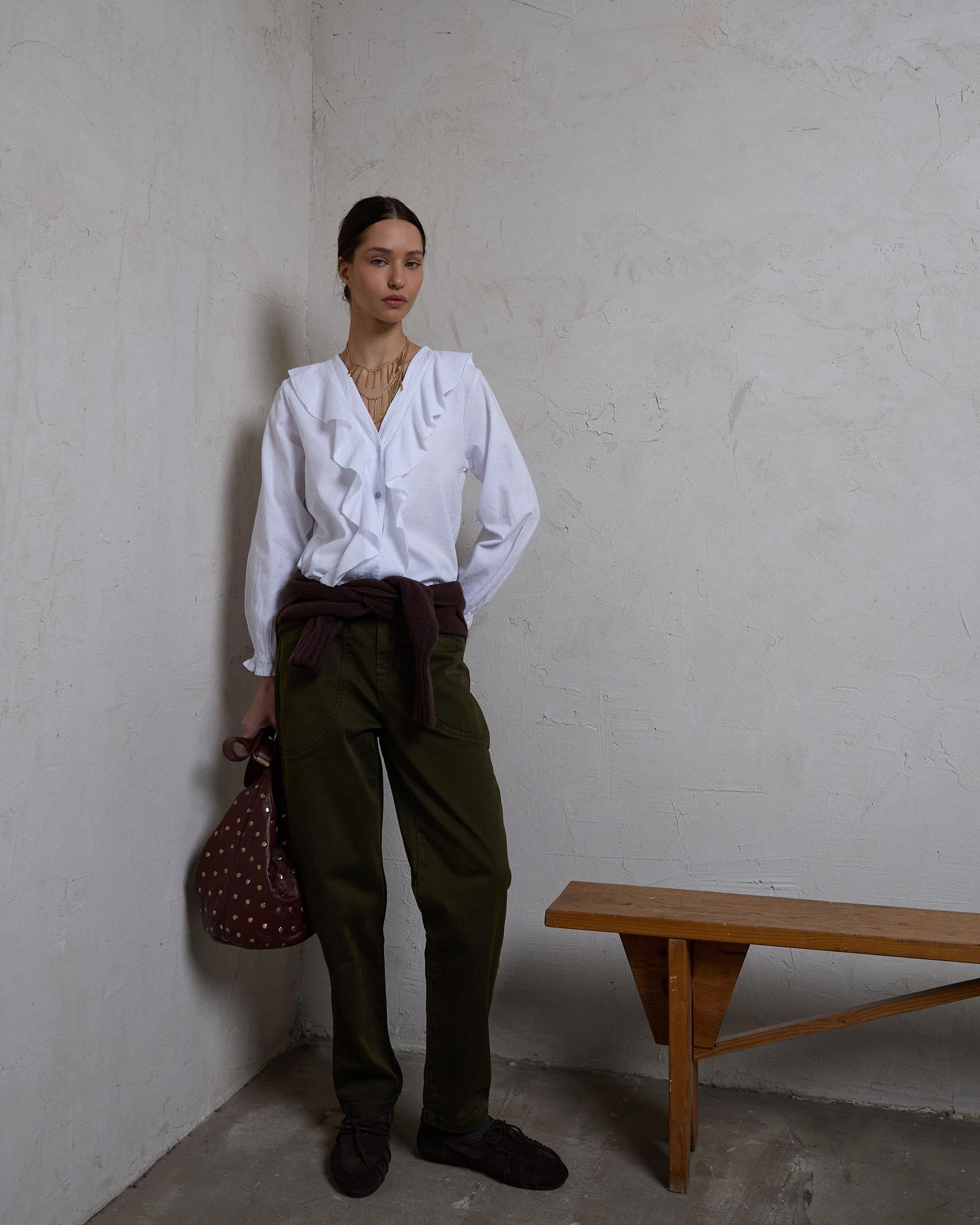 PANTALON BOLSILLOS RIBETEADOS