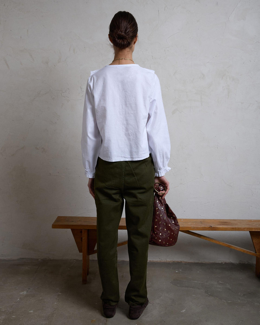 PANTALON BOLSILLOS RIBETEADOS