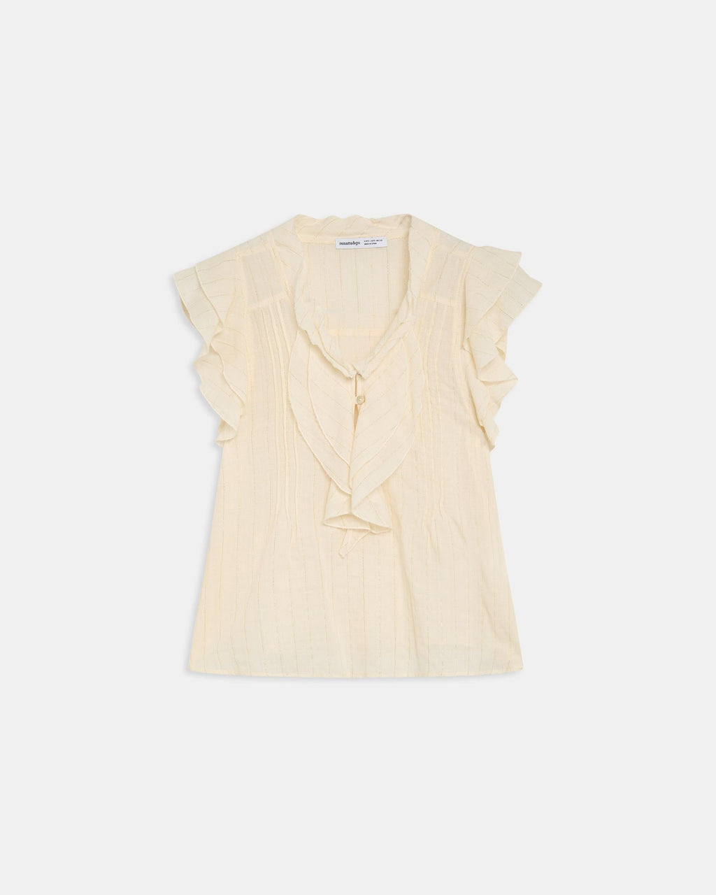 BLUSA SIN MANGAS RAYAS LUREX