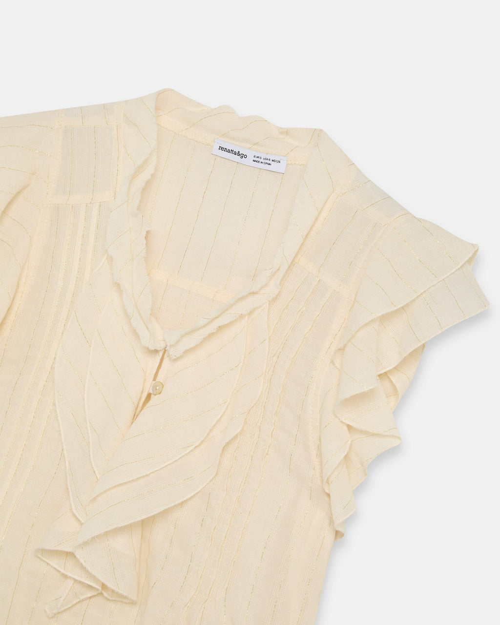 BLUSA SIN MANGAS RAYAS LUREX