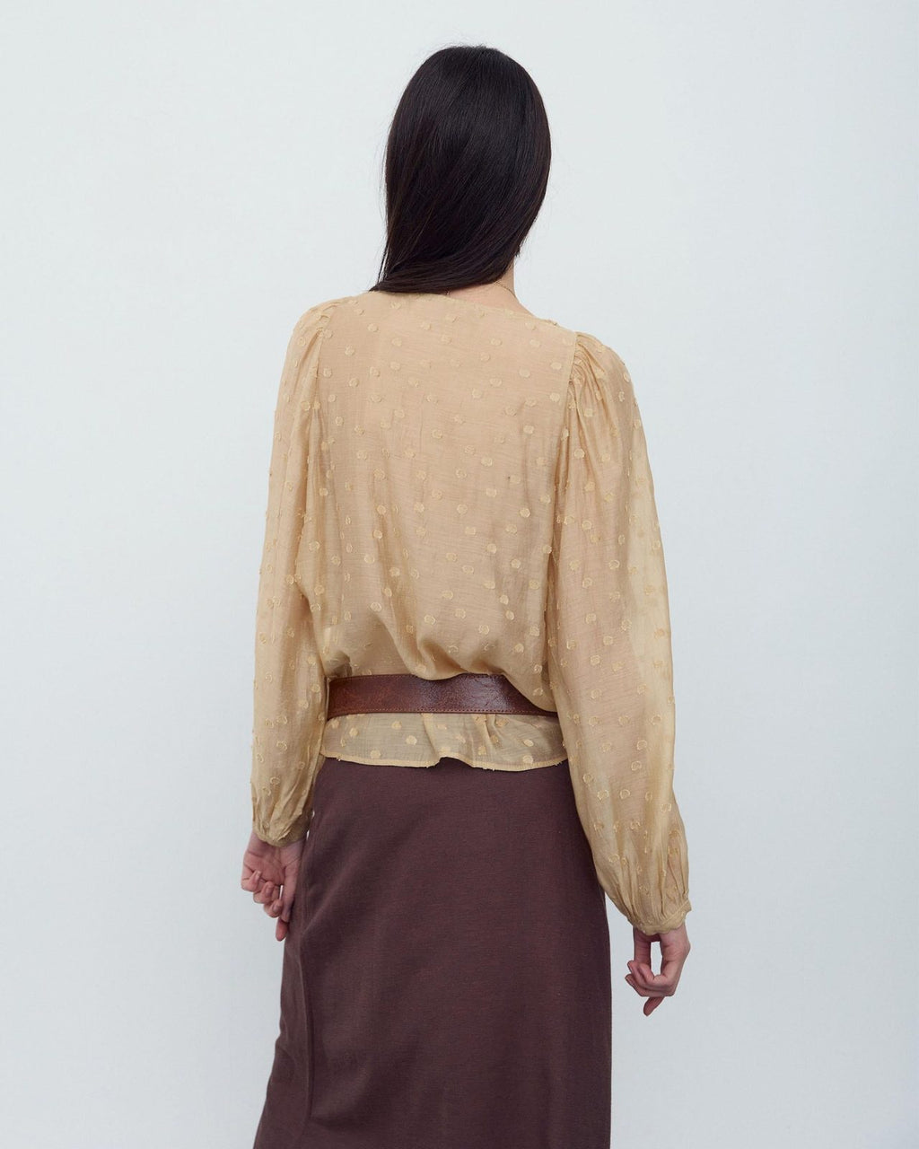 Blusa Topos Lazada Crudo