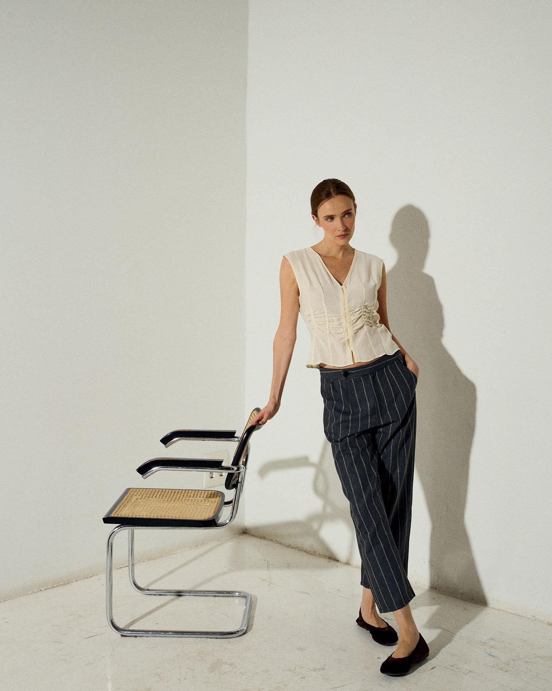 PANTALON ESPIGA RAYAS