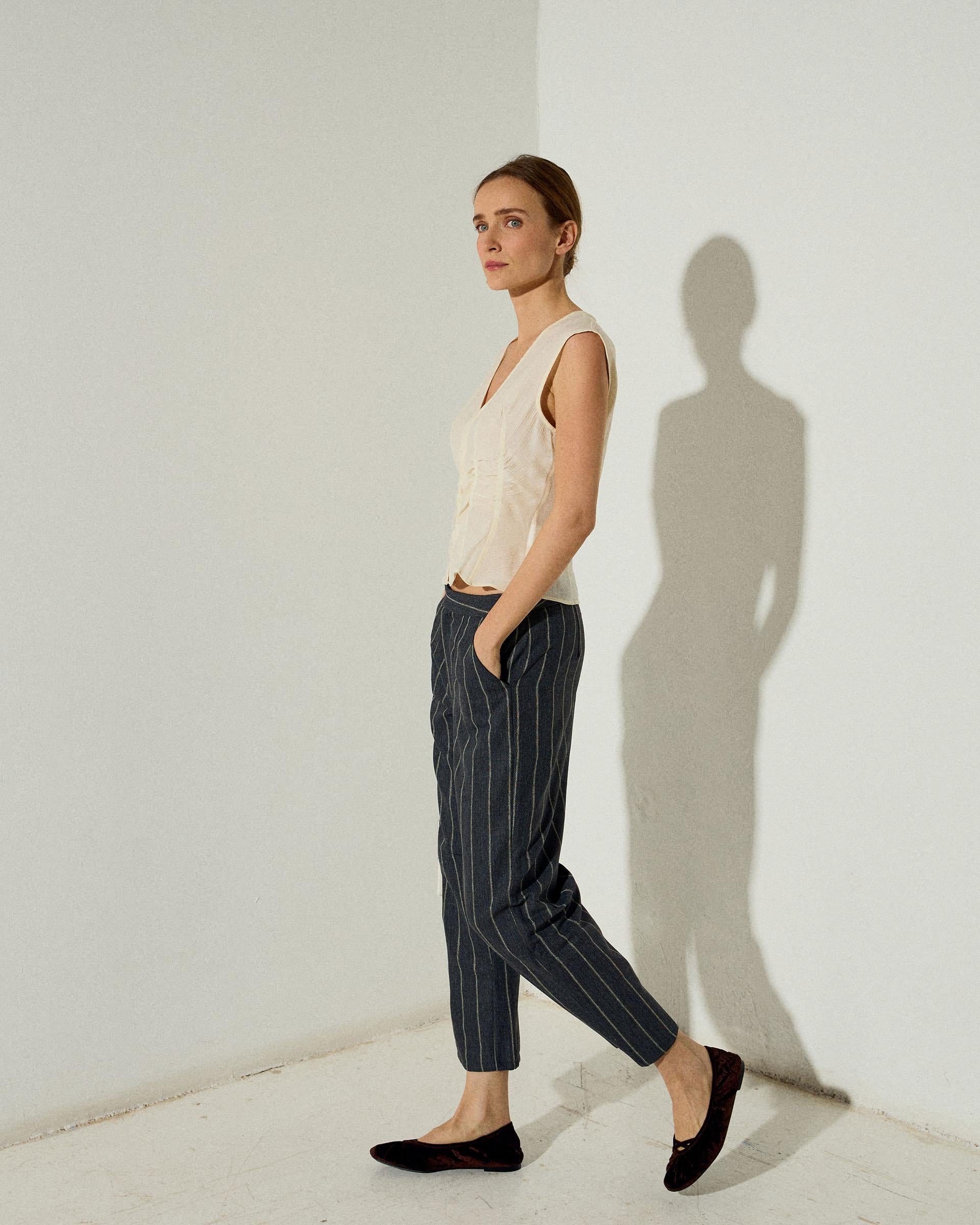 PANTALON ESPIGA RAYAS