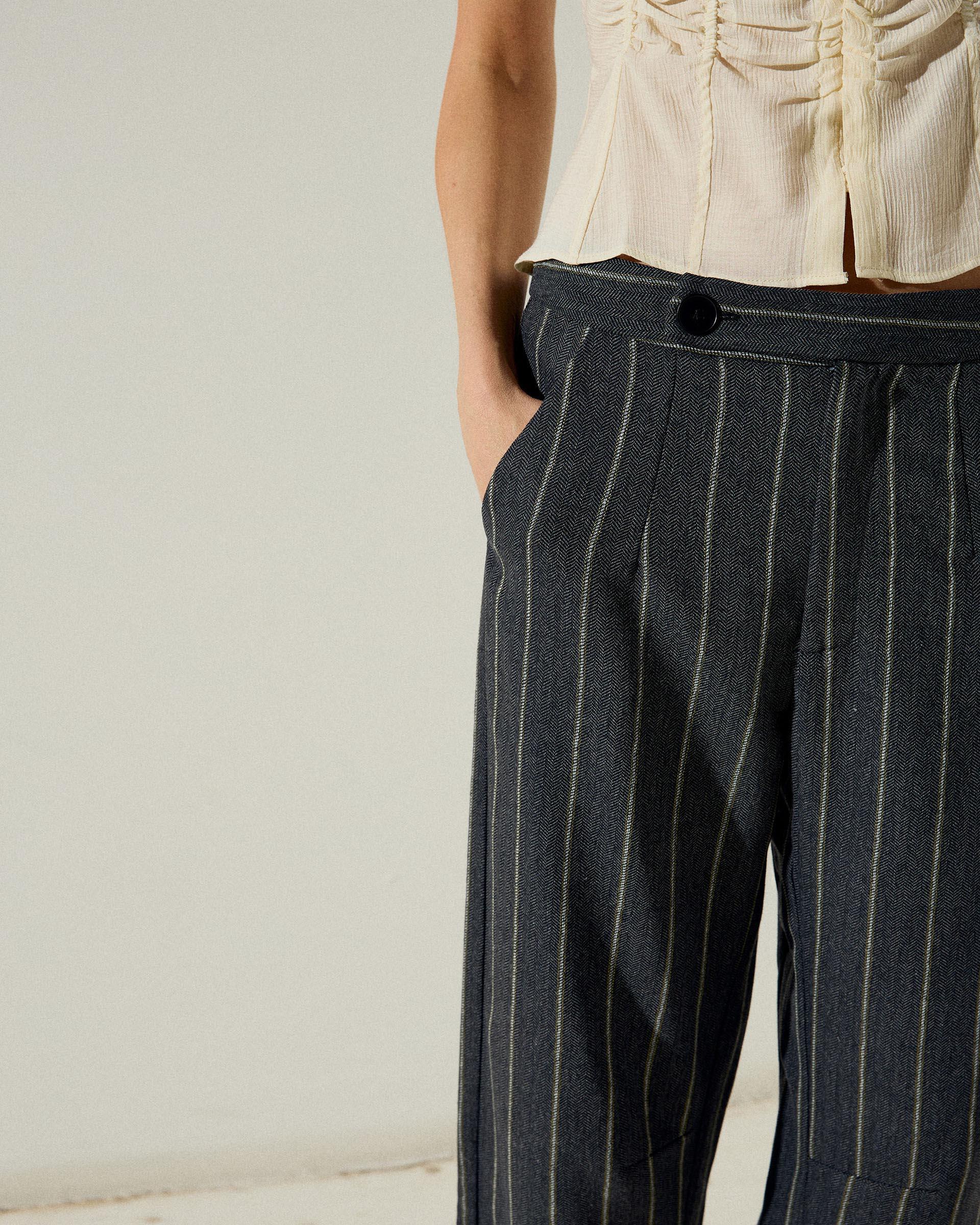 PANTALON ESPIGA RAYAS