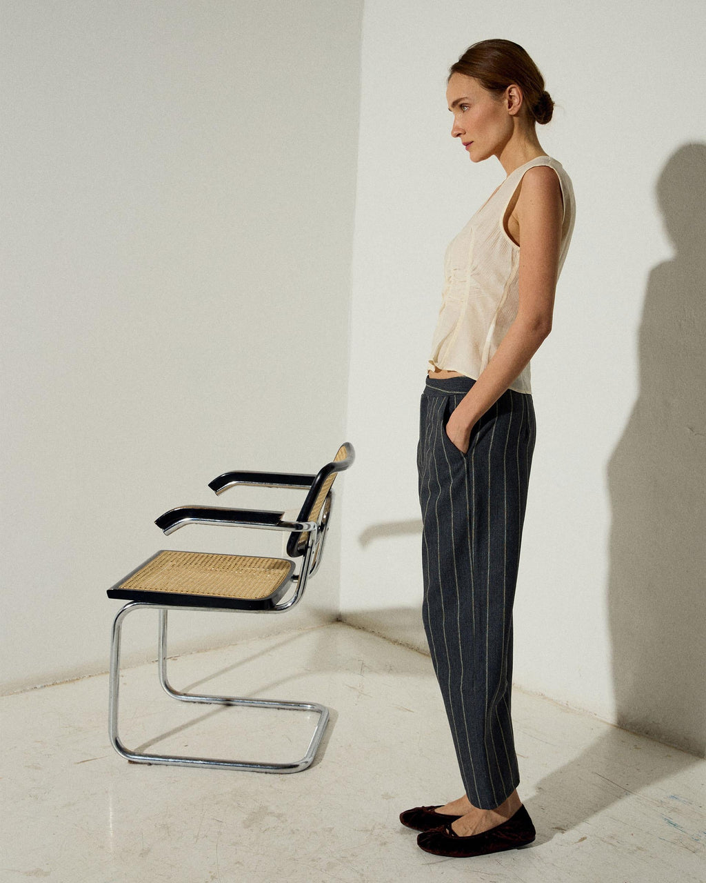PANTALON ESPIGA RAYAS