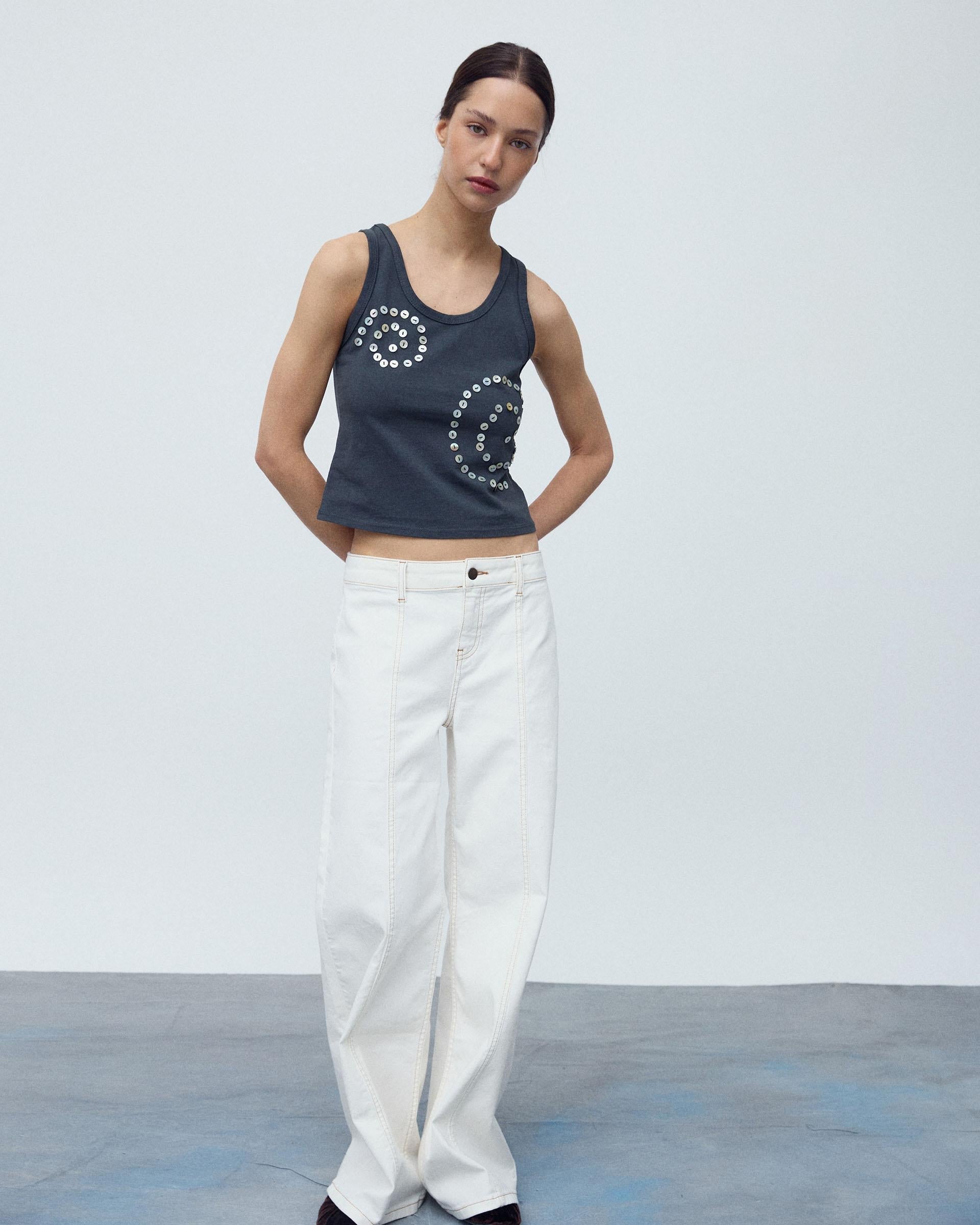 JEANS COSTURA PESPUNTES