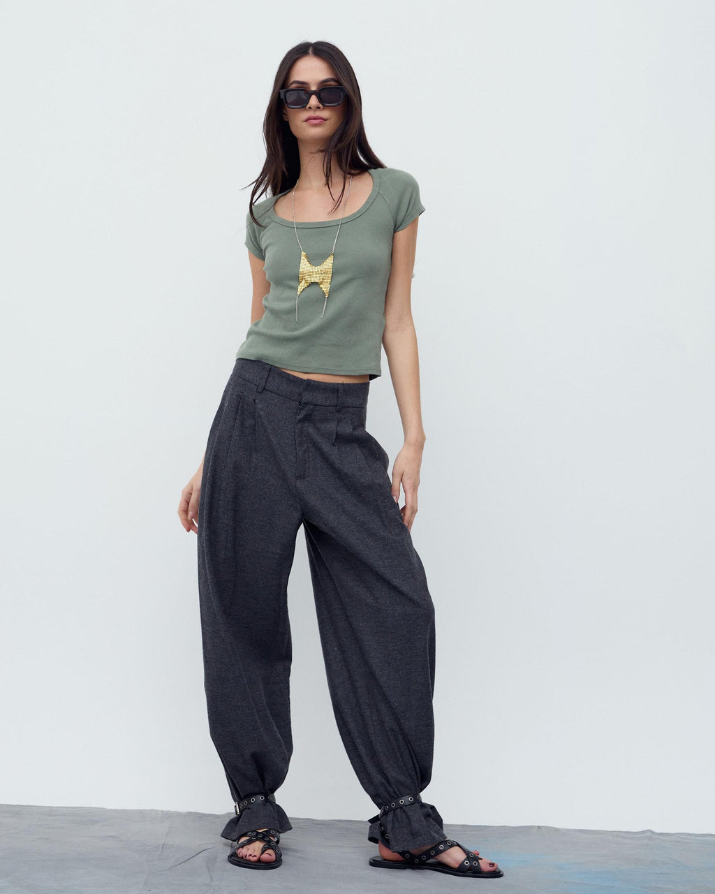 PANTALON TRIPLE PINZA ESPIGA
