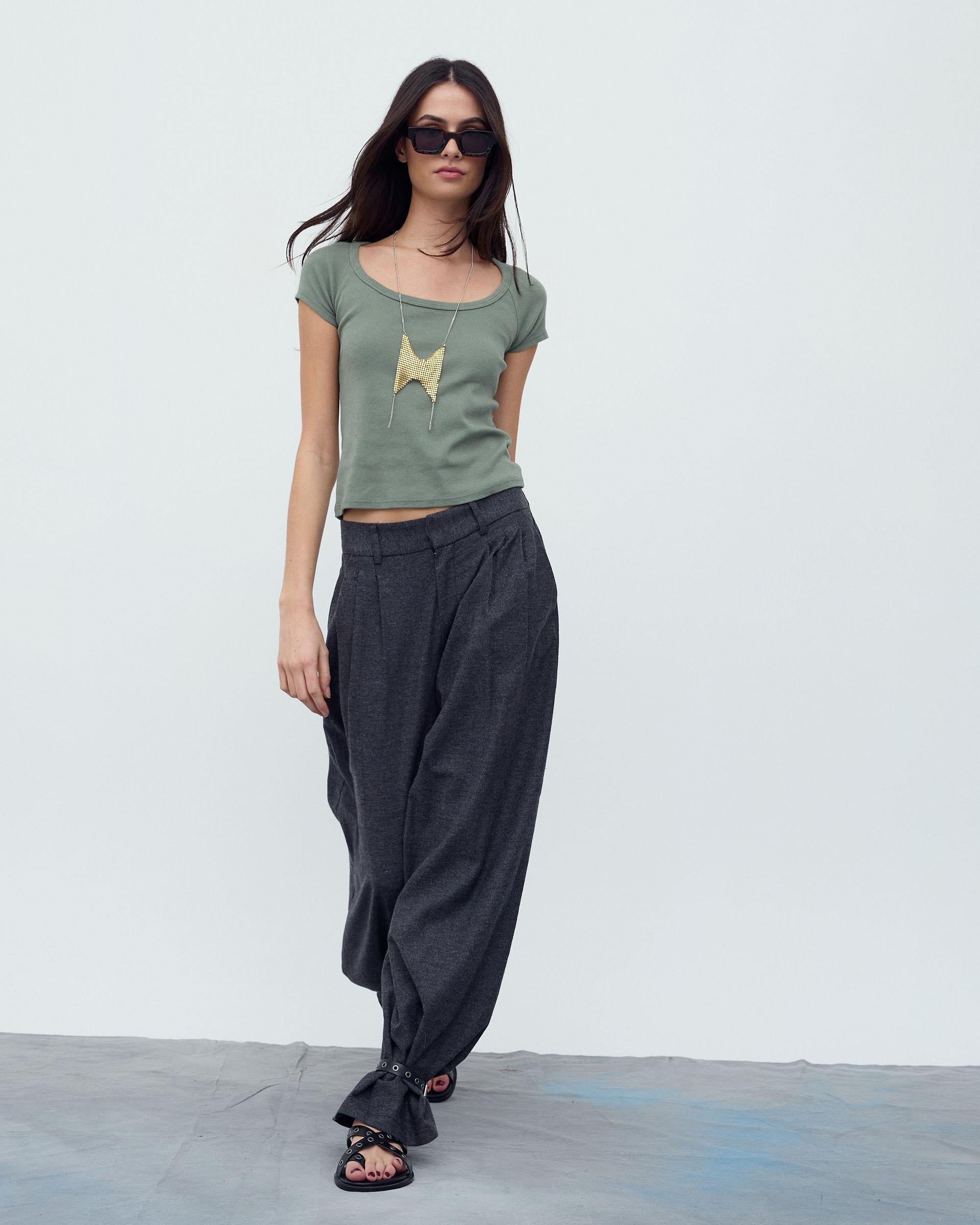 PANTALON TRIPLE PINZA ESPIGA