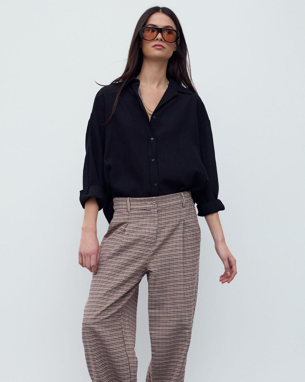 PANTALON CUADROS PINZAS