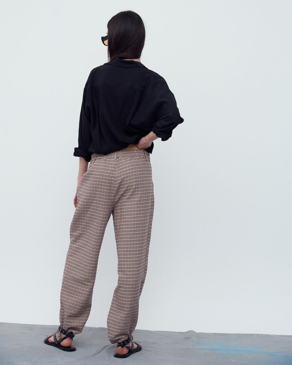 PANTALON CUADROS PINZAS