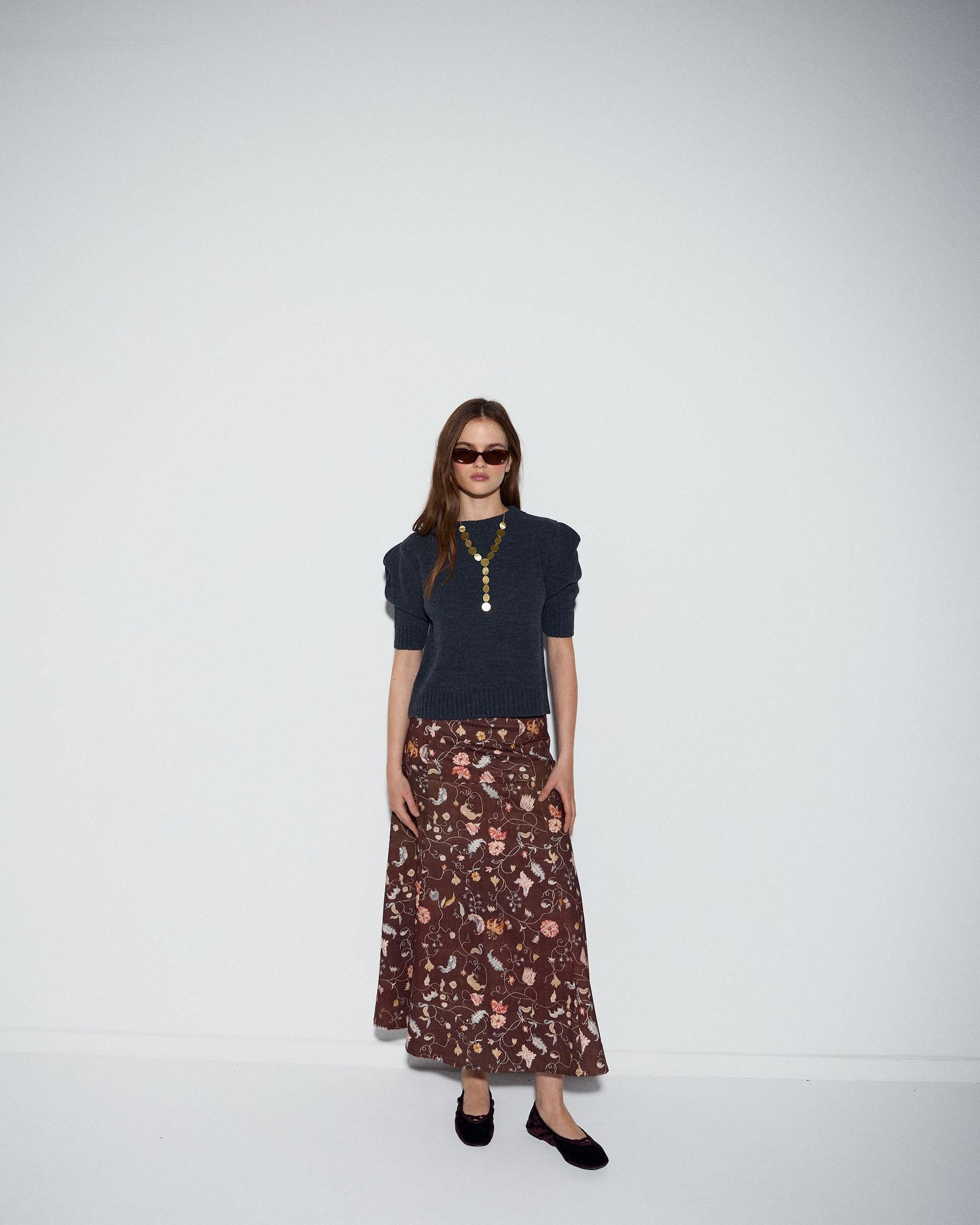 FALDA CANESU ESTAMPADO FLORAL
