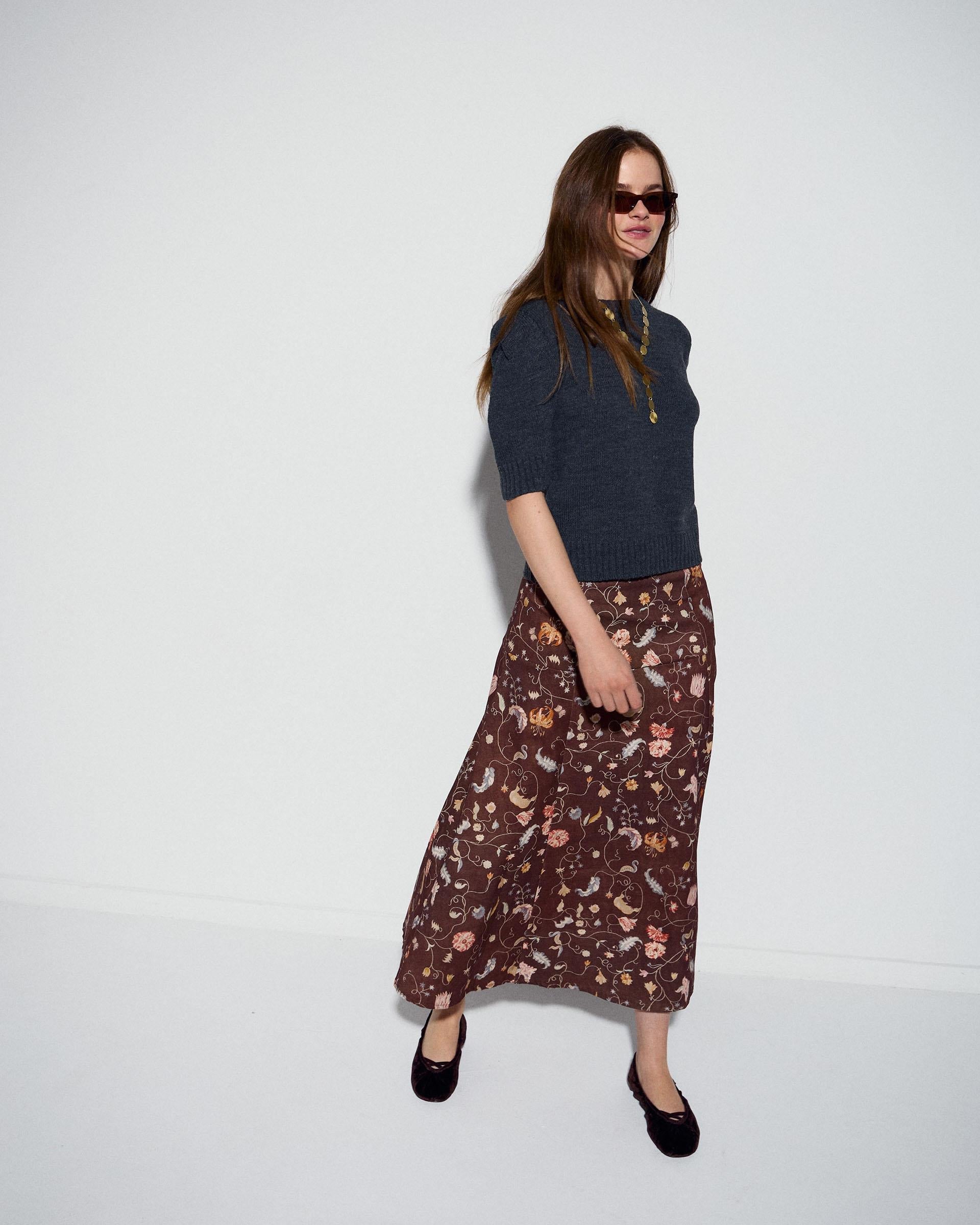 FALDA CANESU ESTAMPADO FLORAL