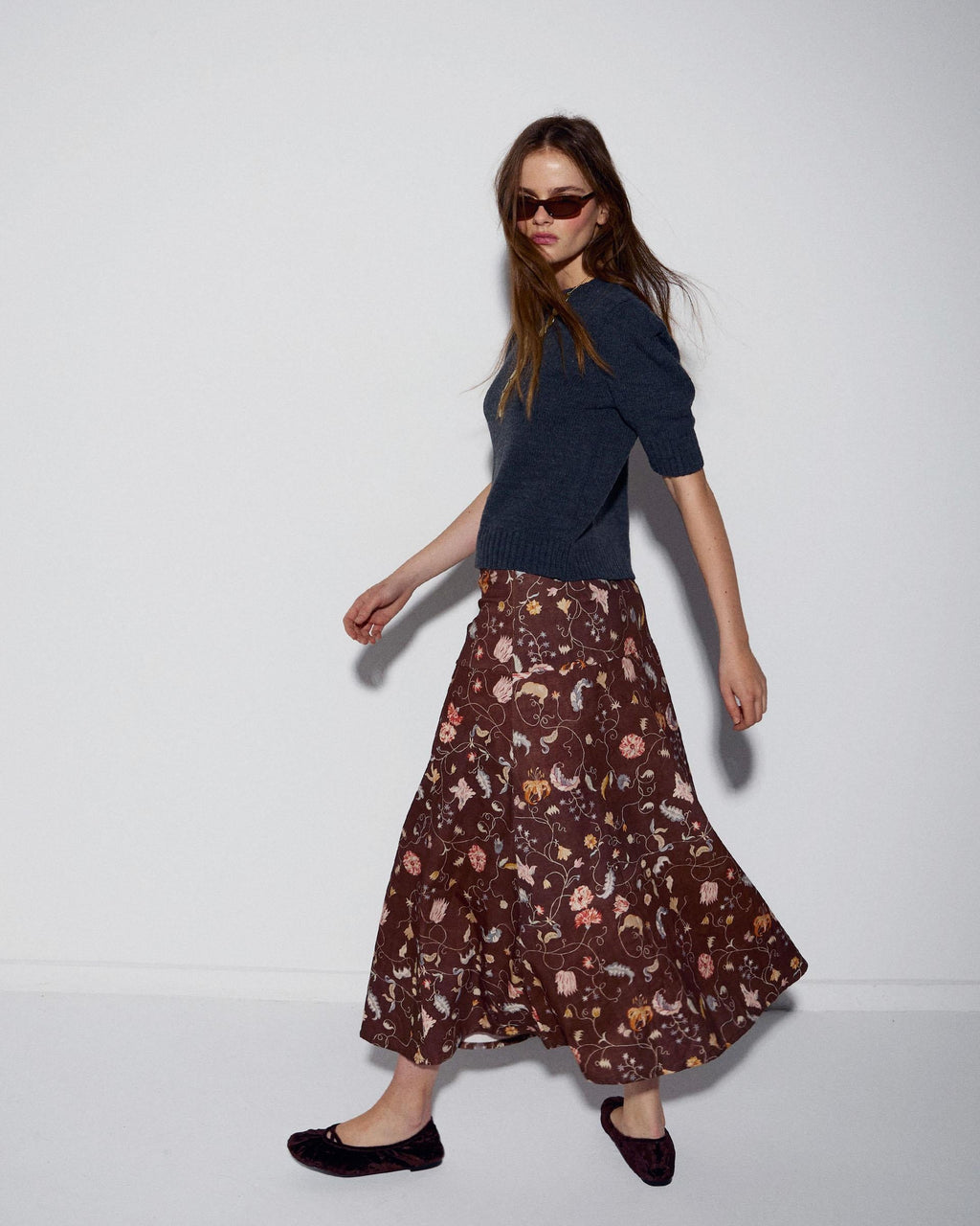 FALDA CANESU ESTAMPADO FLORAL