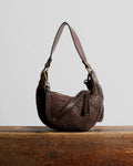 BOLSO DE CUERO TRENZADO HOMBRO