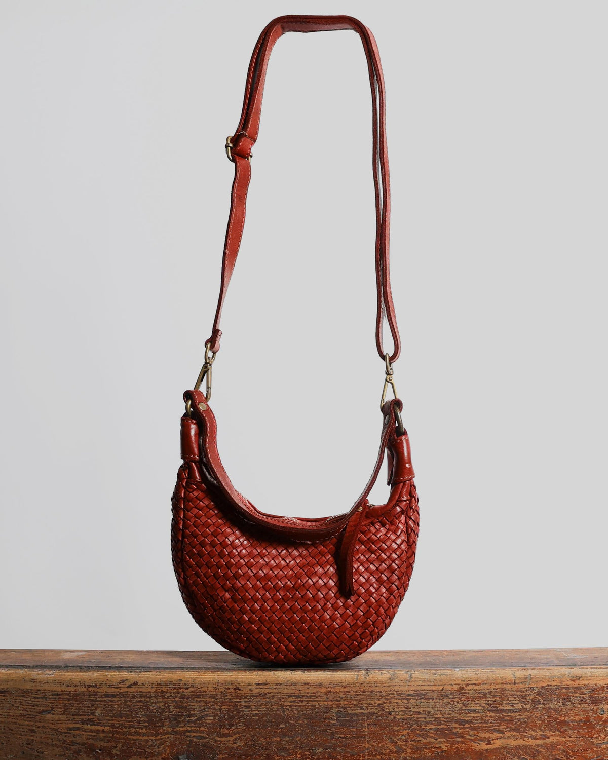 BOLSO PIEL TRENZADA HOMBRO