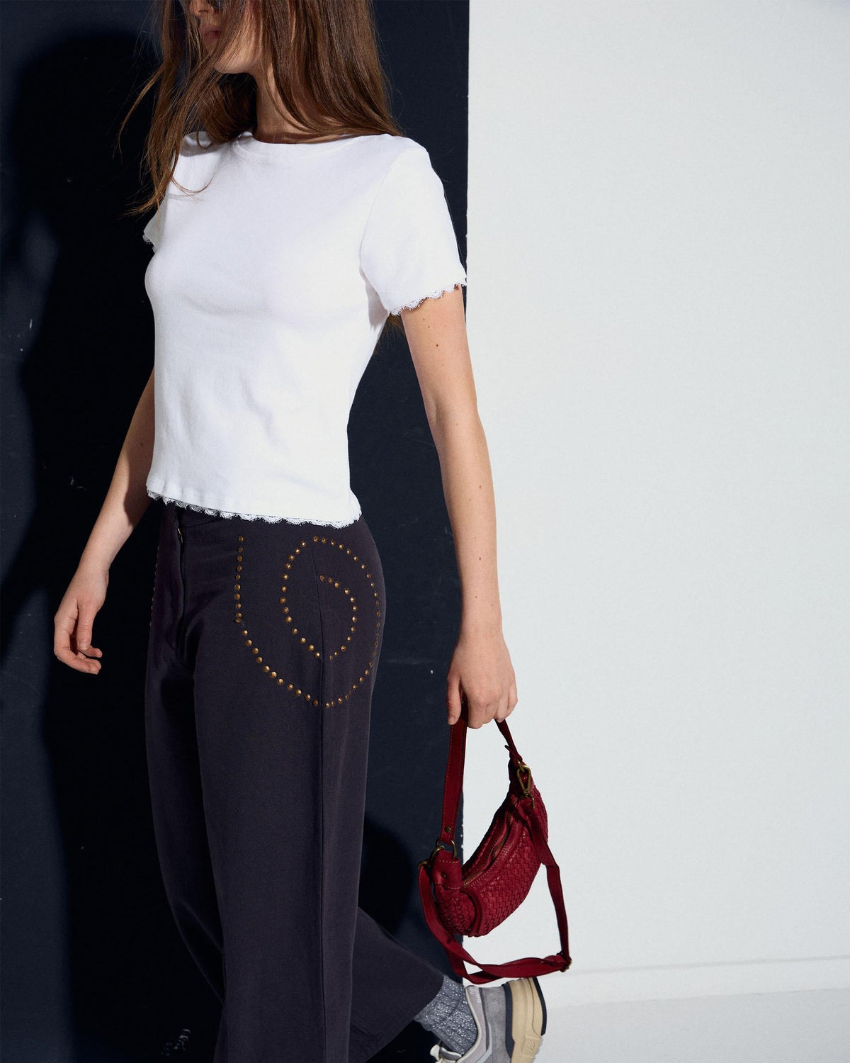 BOLSO PIEL TRENZADA HOMBRO