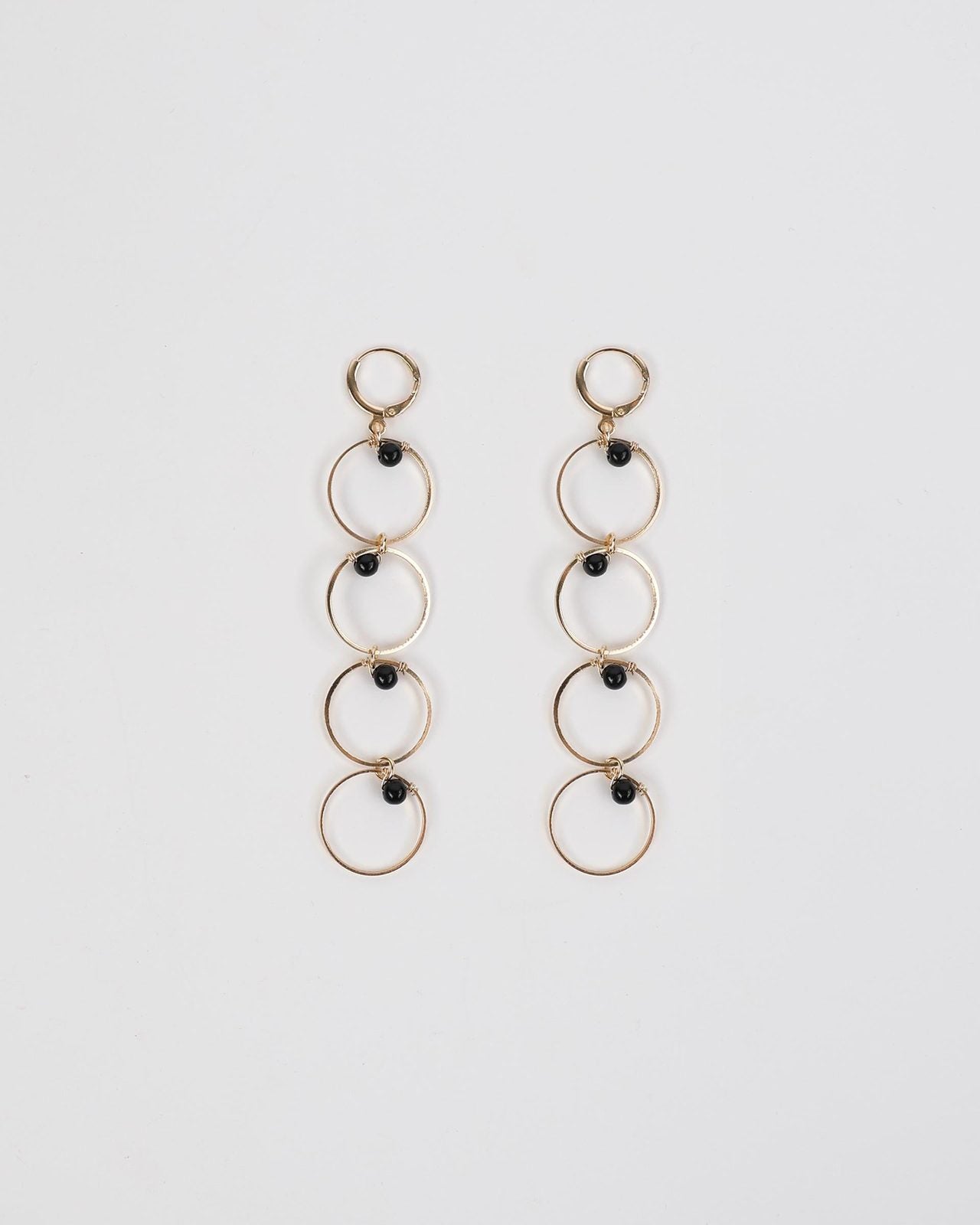 Pendientes Aros Bolitas Oro