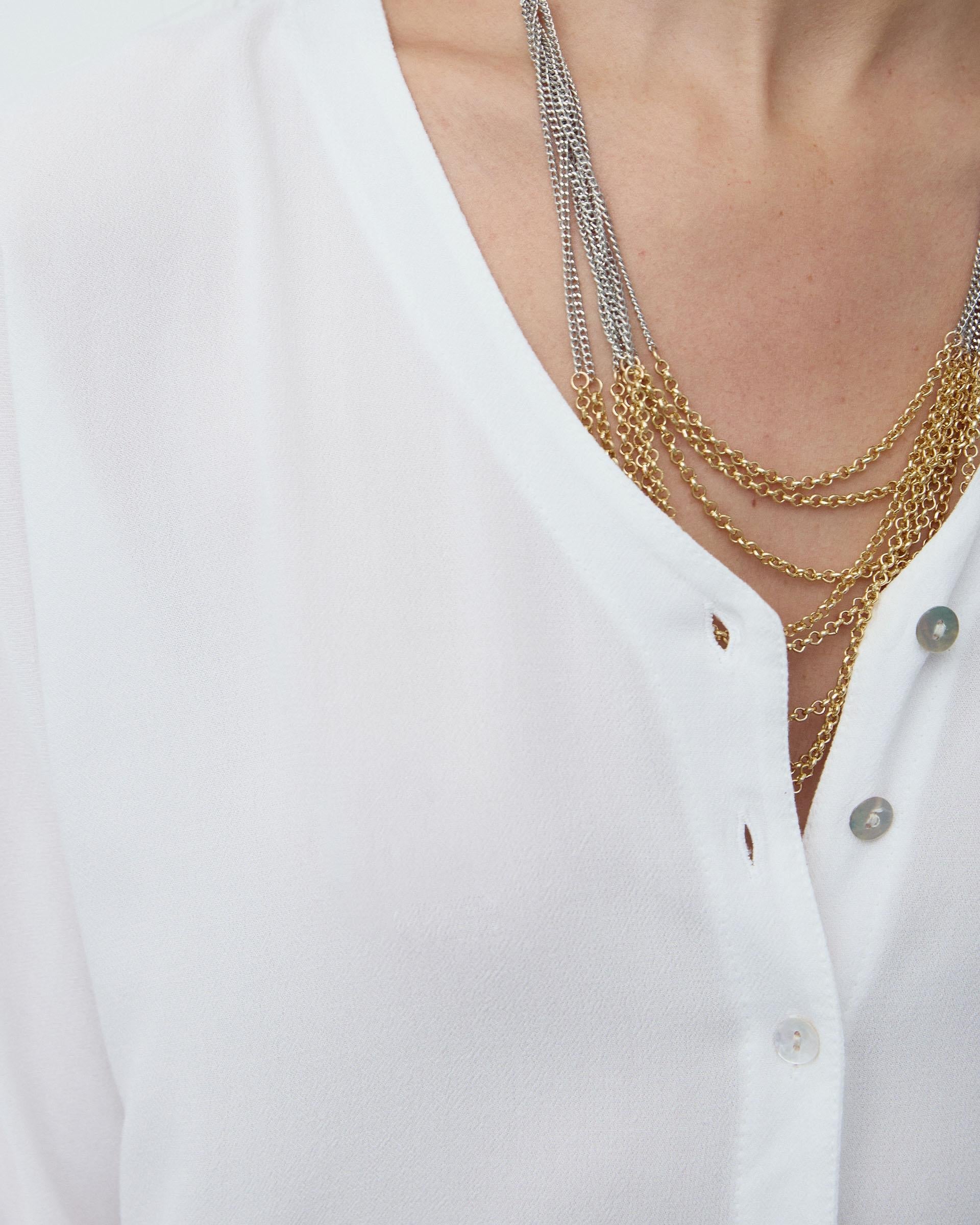 BLUSA BASICA ESCOTE PICO