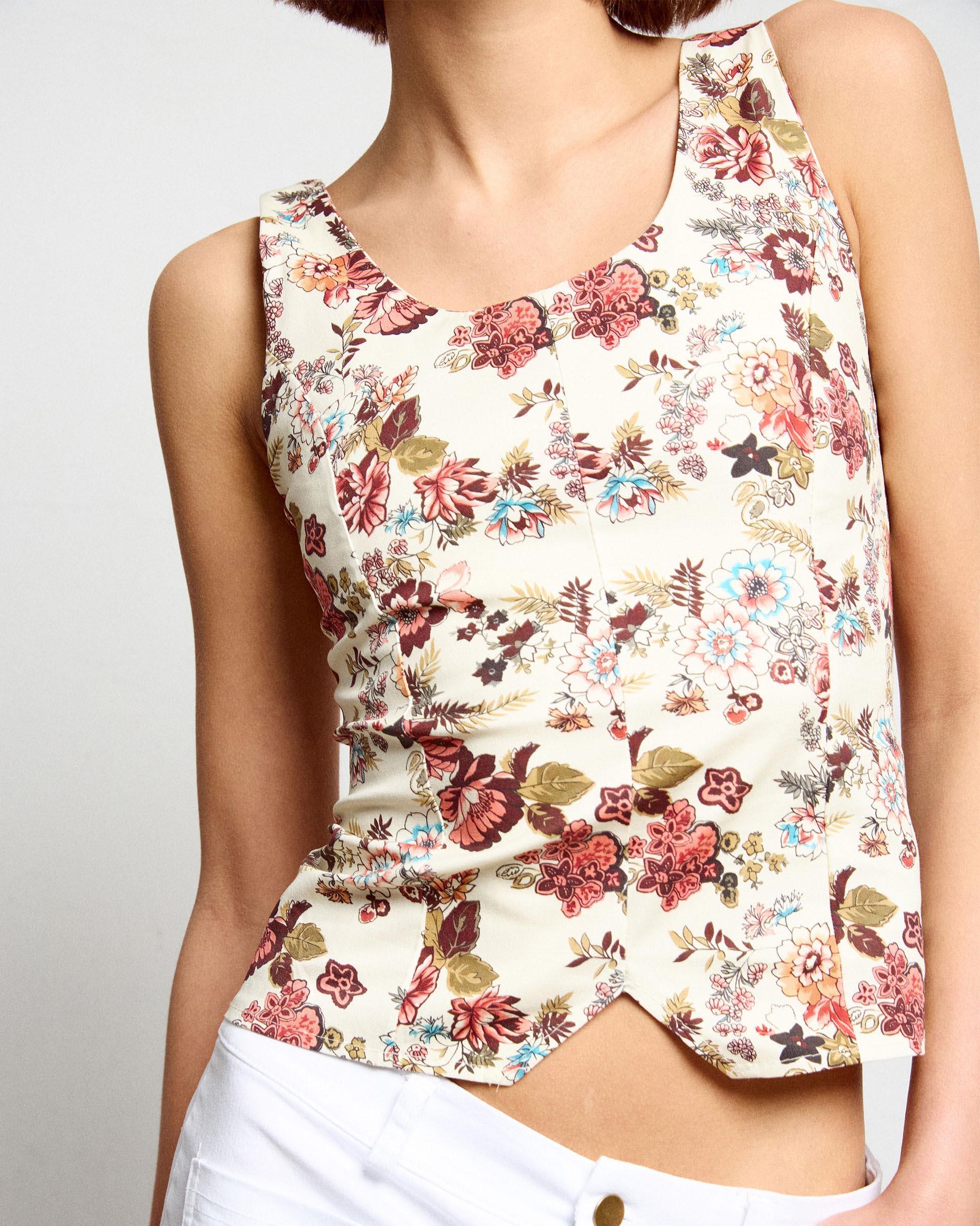 TOP CORSETERO ESTAMPADO