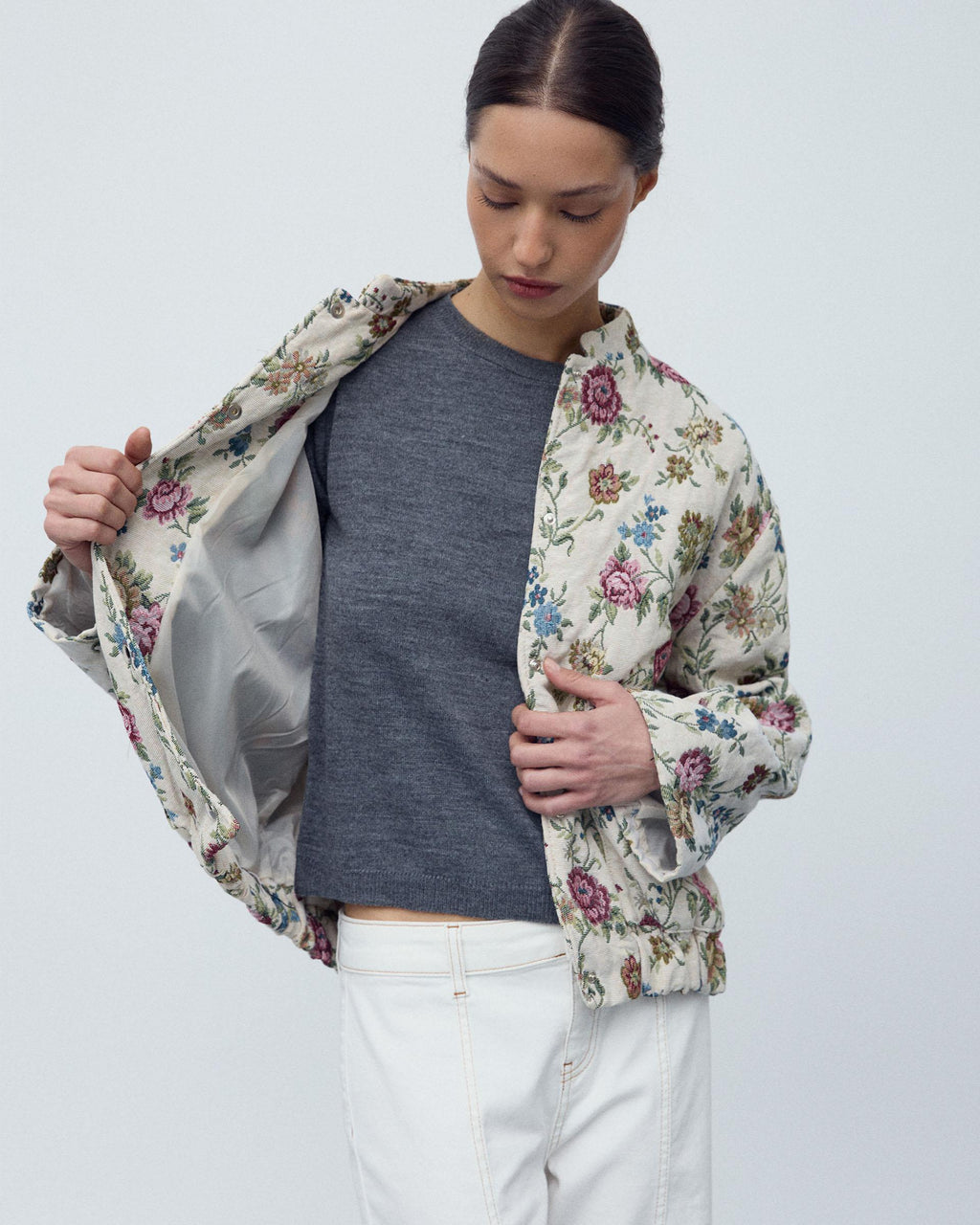BOMBER ESTAMPADO FLORAL
