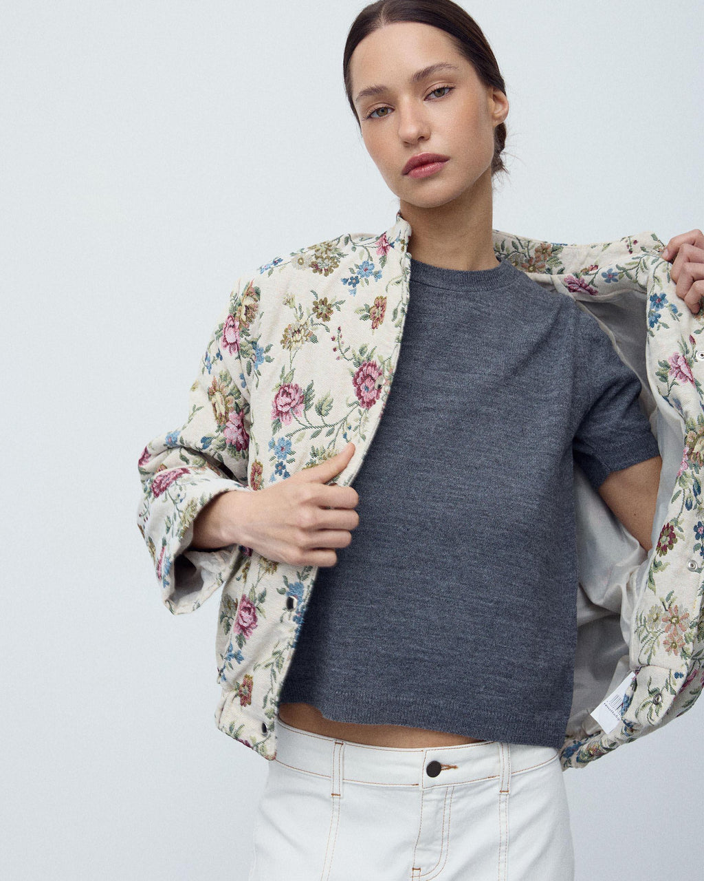 BOMBER ESTAMPADO FLORAL