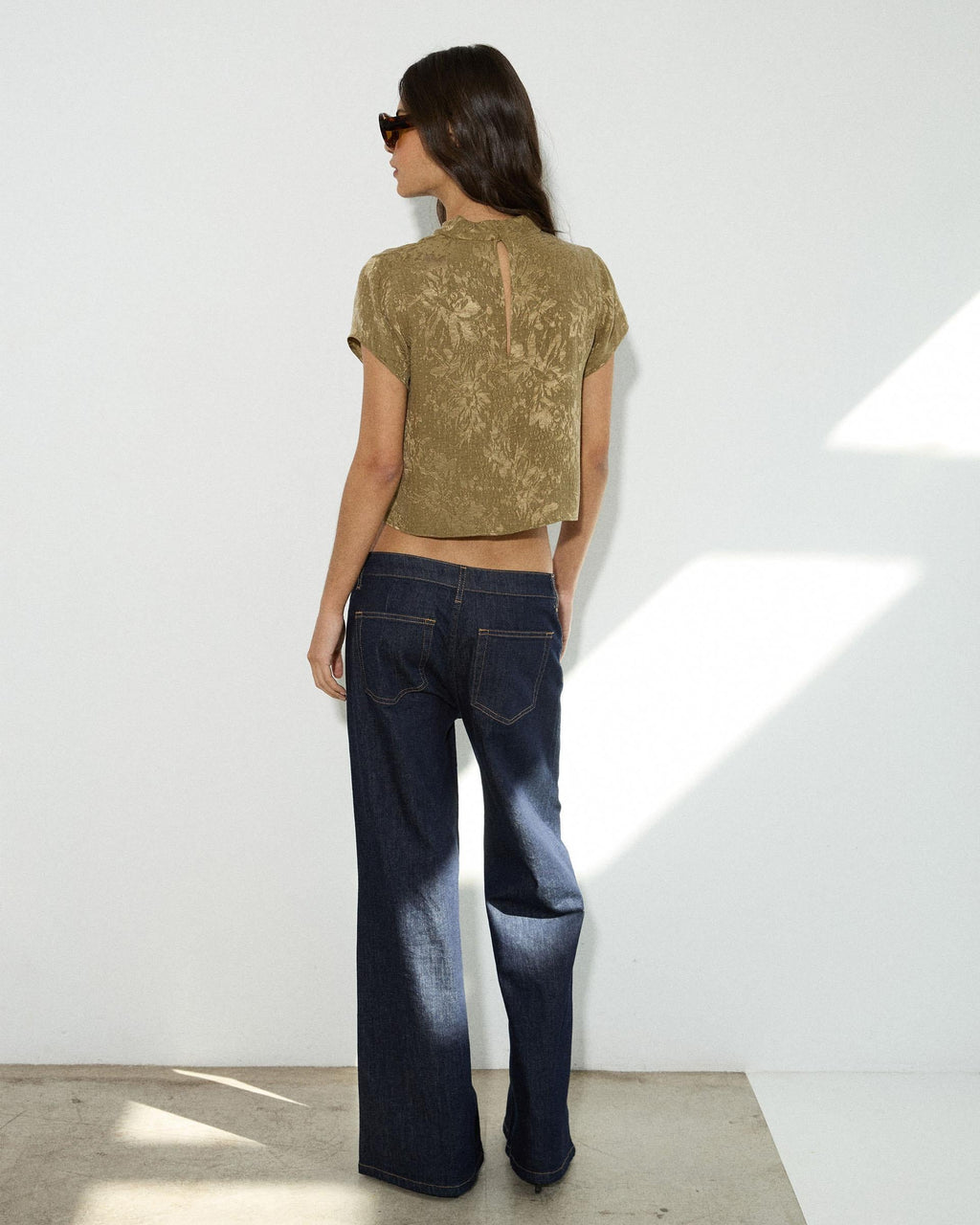 TOP ABERTURA JACQUARD
