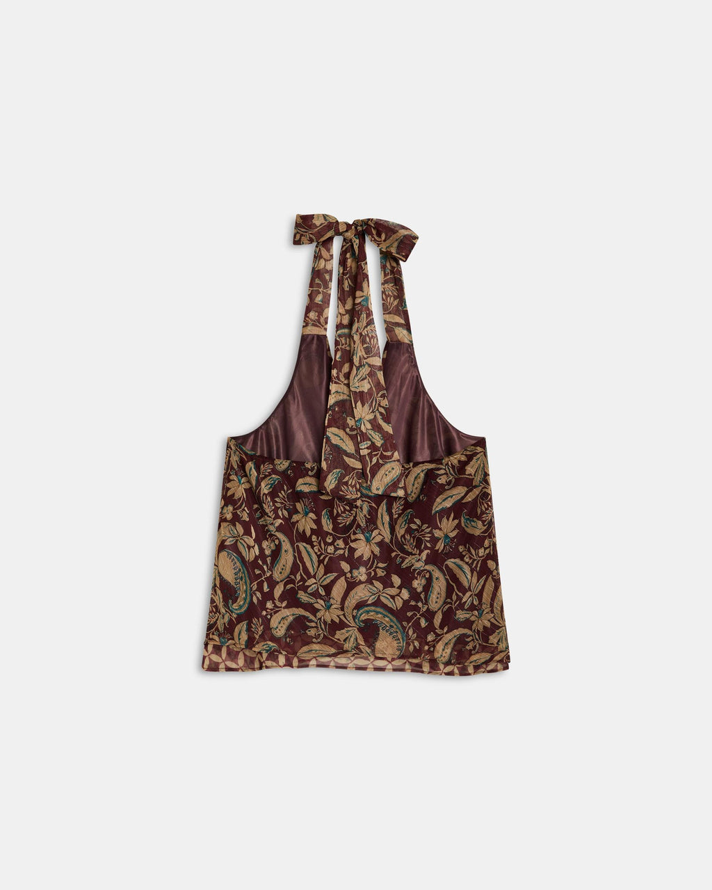 TOP EN V ESTAMPADO FLORAL Y GEOMETRICO
