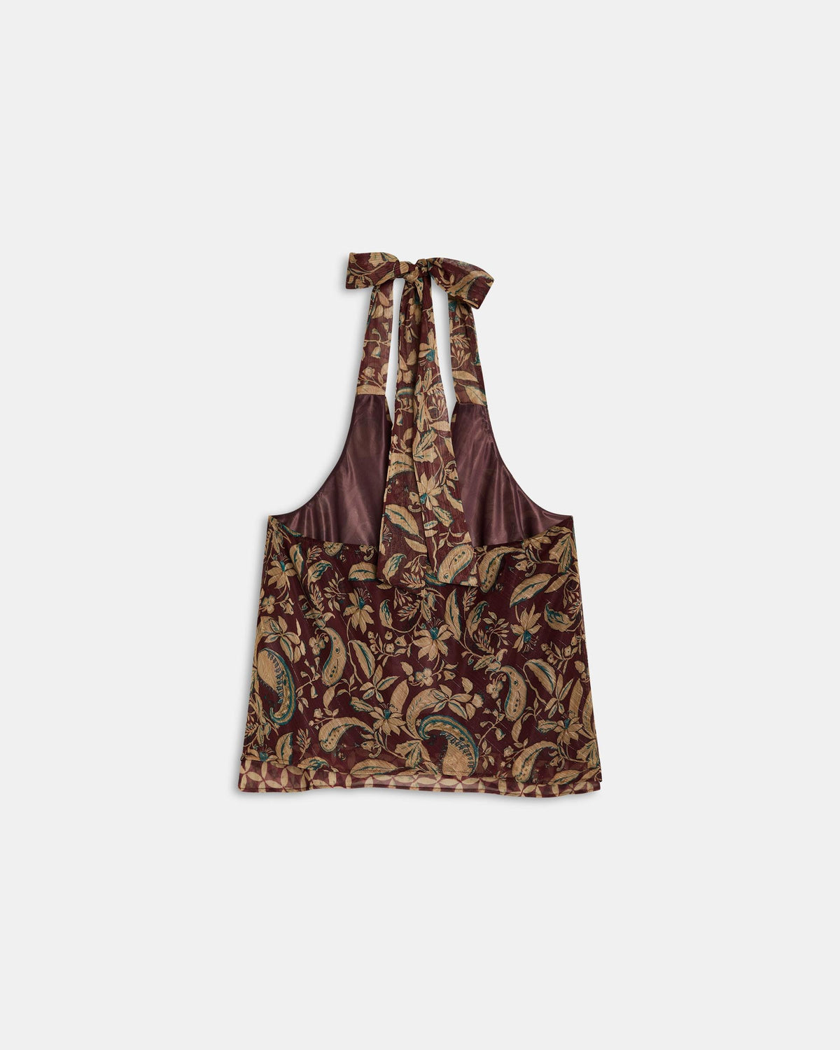 TOP EN V ESTAMPADO FLORAL Y GEOMETRICO
