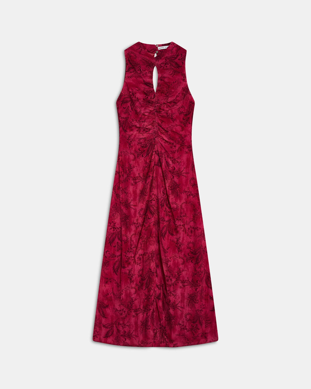 VESTIDO FRUNCIDO DELANTERO ESTAMPADO