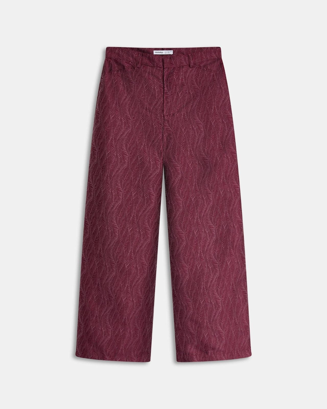 Pantalón Textura Granate