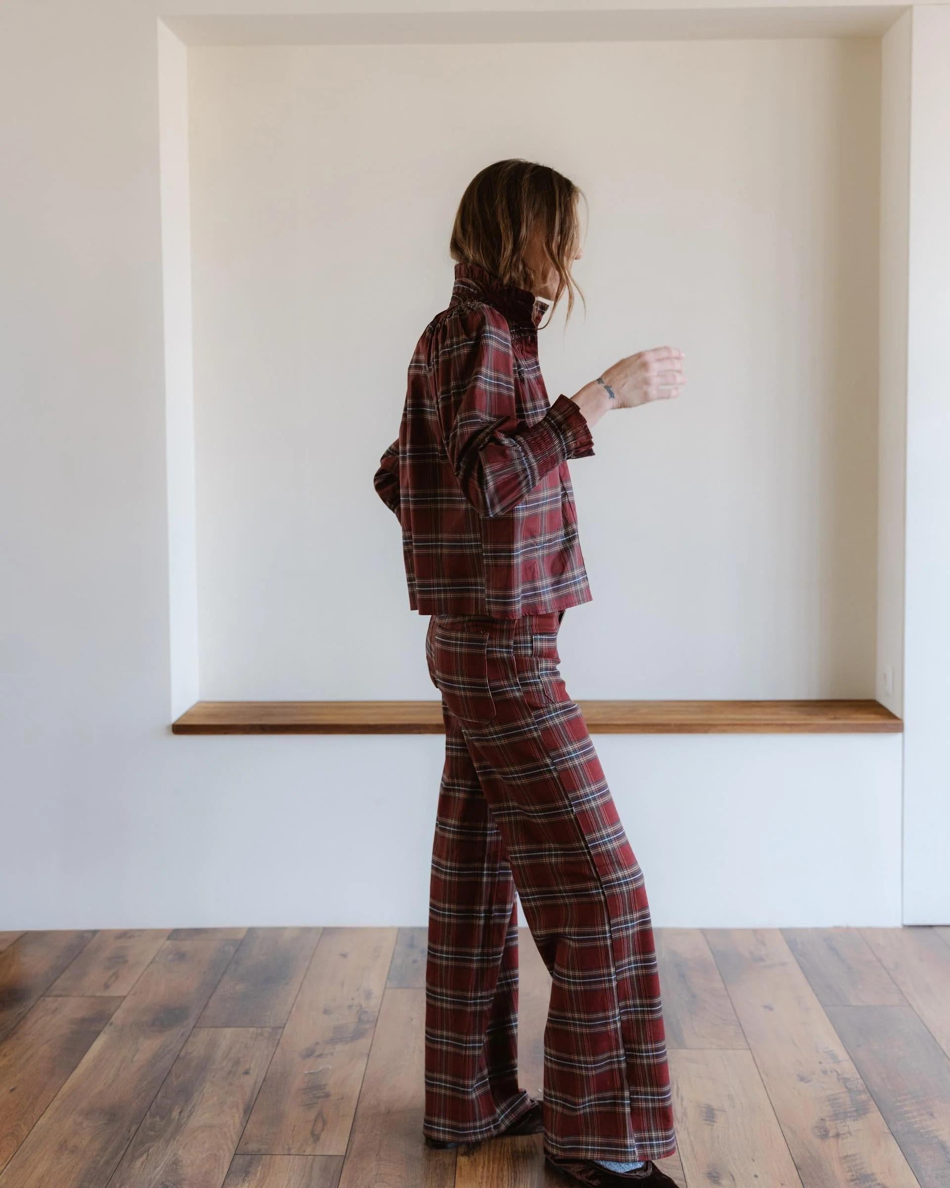PANTALON CUADROS BOLSILLOS PLASTON