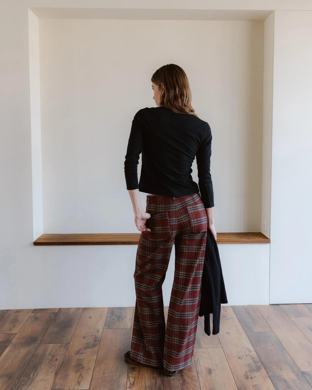 PANTALON CUADROS BOLSILLOS PLASTON