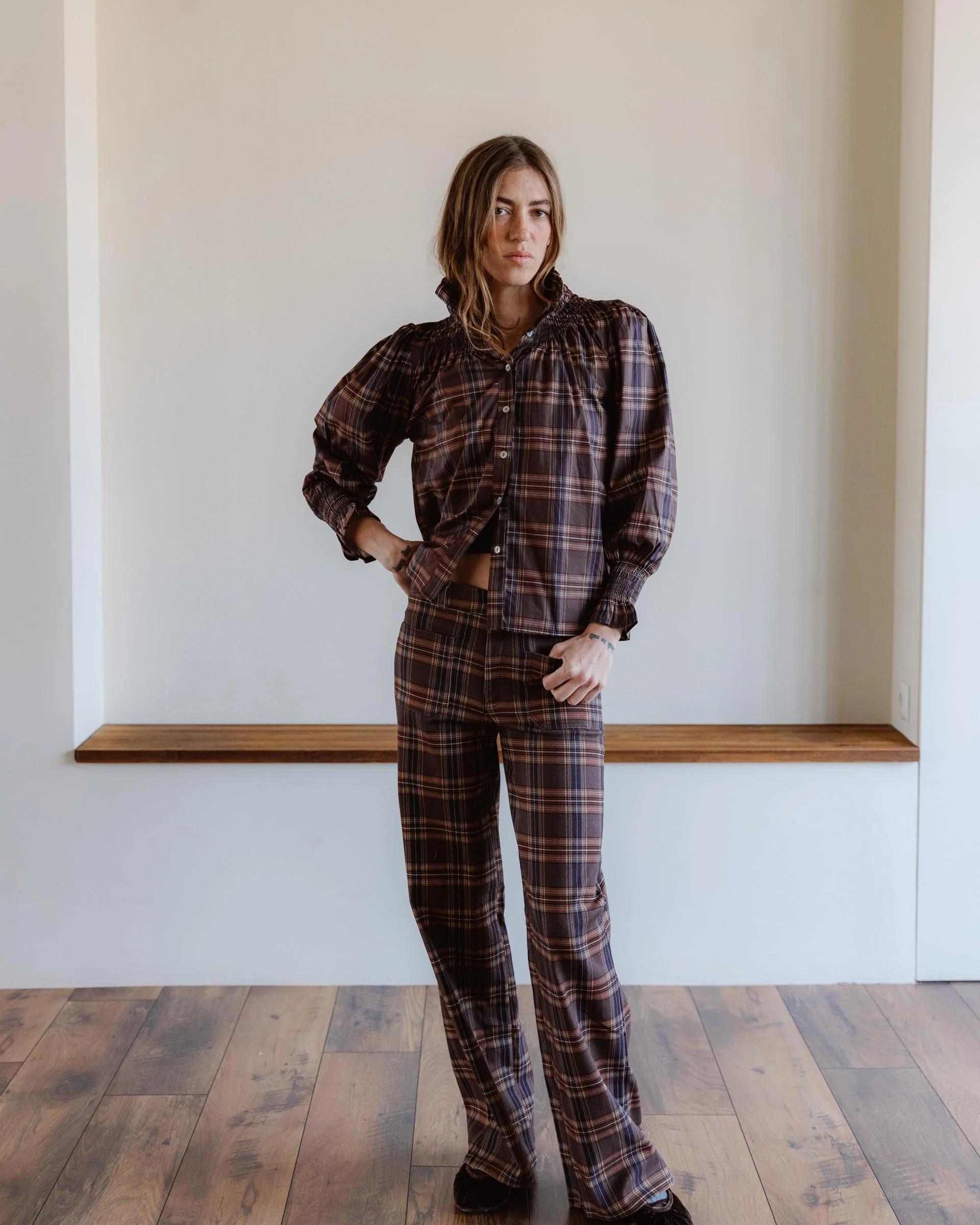 PANTALON CUADROS BOLSILLOS PLASTON