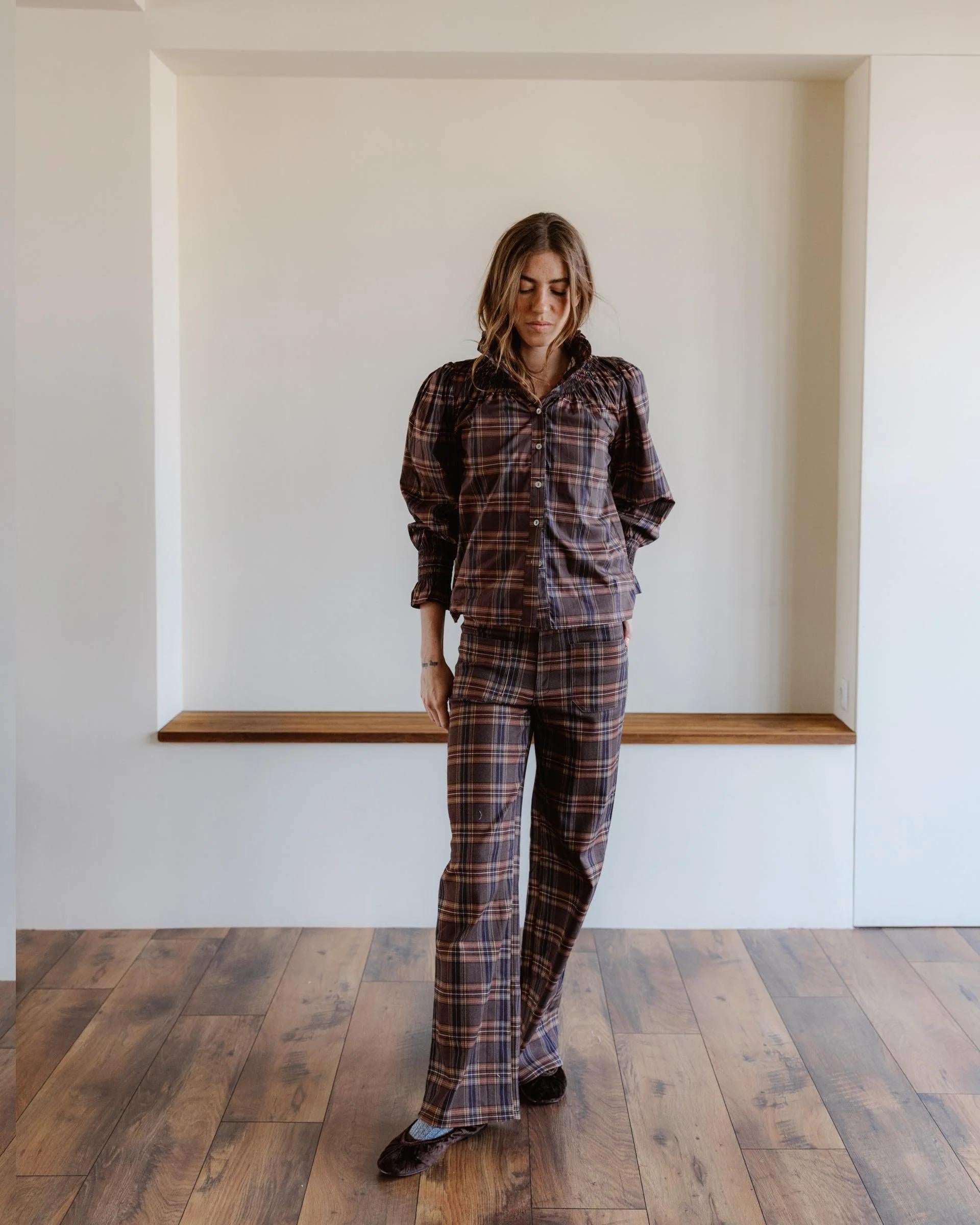 PANTALON CUADROS BOLSILLOS PLASTON