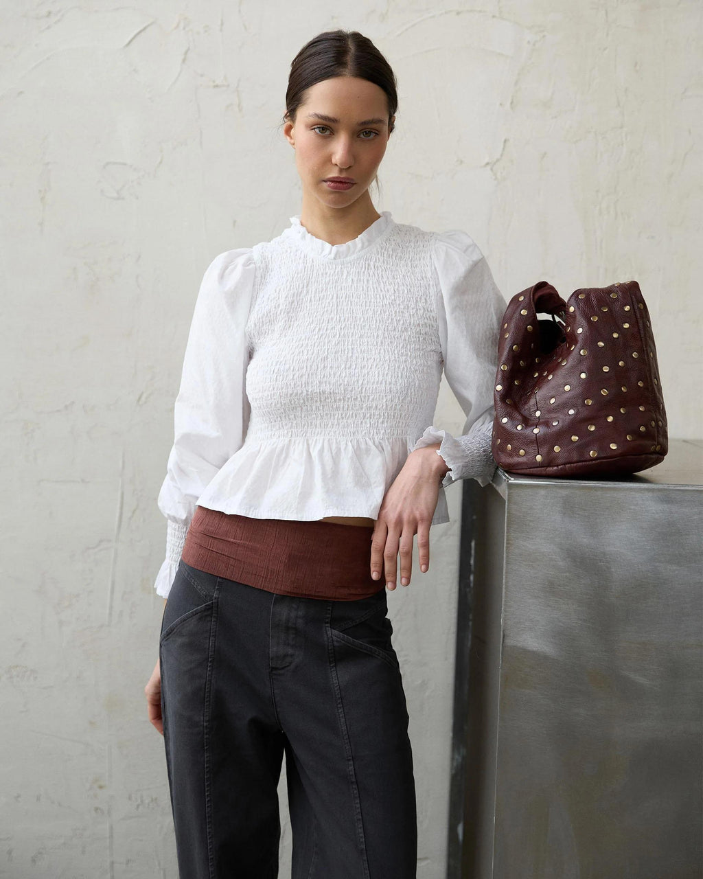 BLUSA NIDO DE ABEJA