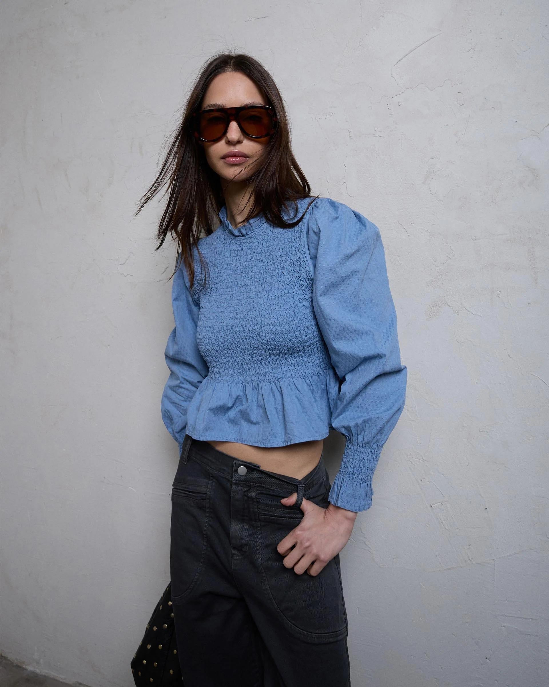 BLUSA NIDO DE ABEJA