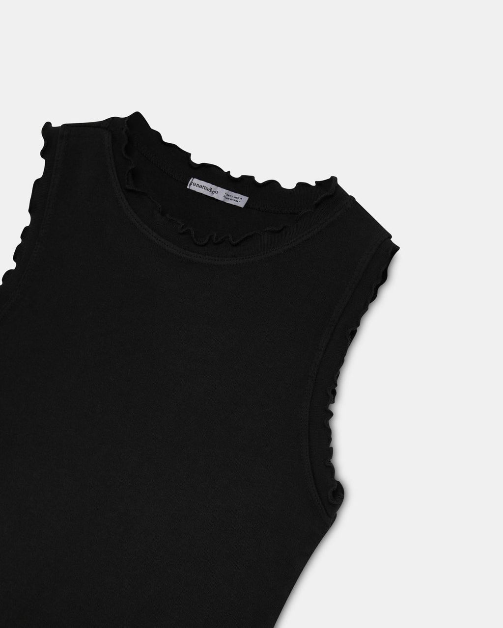 CAMISETA RIBETES ONDULADOS