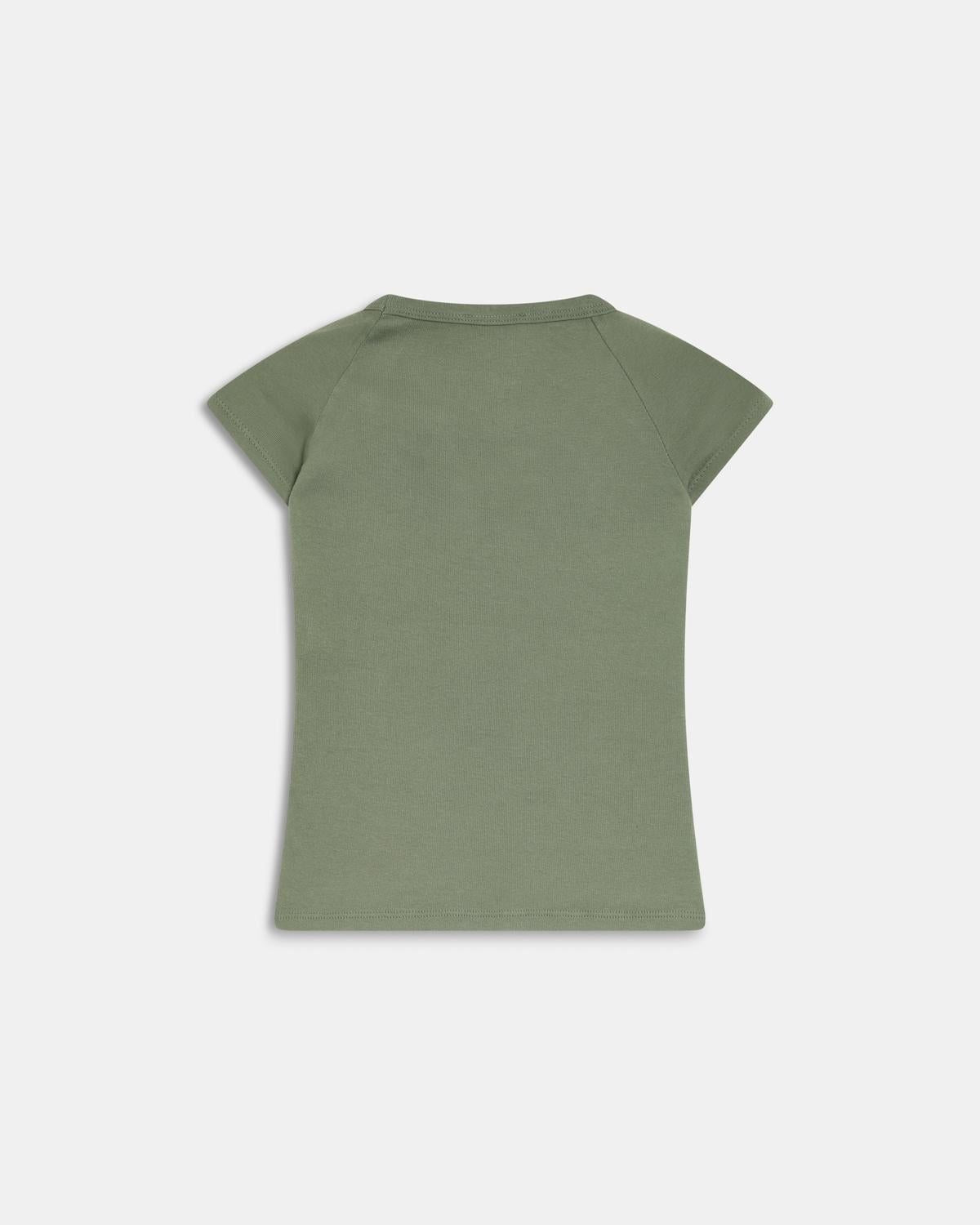 Camiseta Escote Redondo Verde