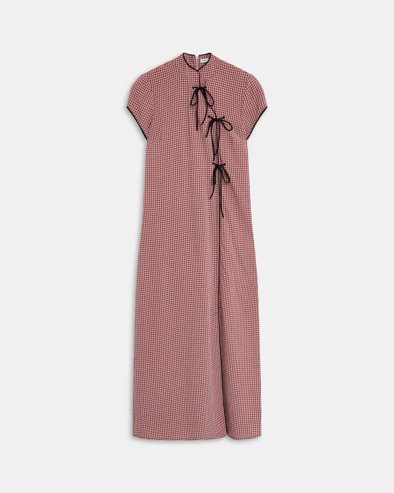 Vestido Japo Cuadros Rosa