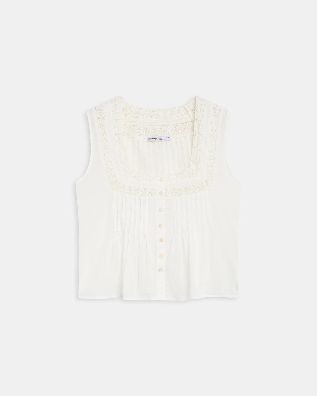 Top Puntillas Blanco