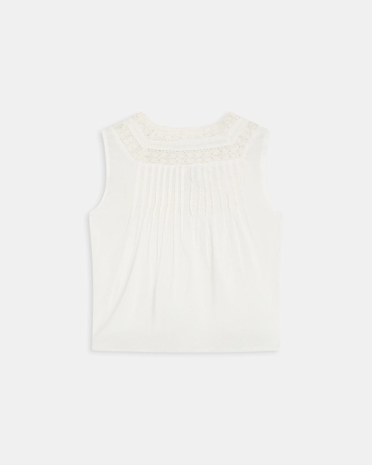 Top Puntillas Blanco