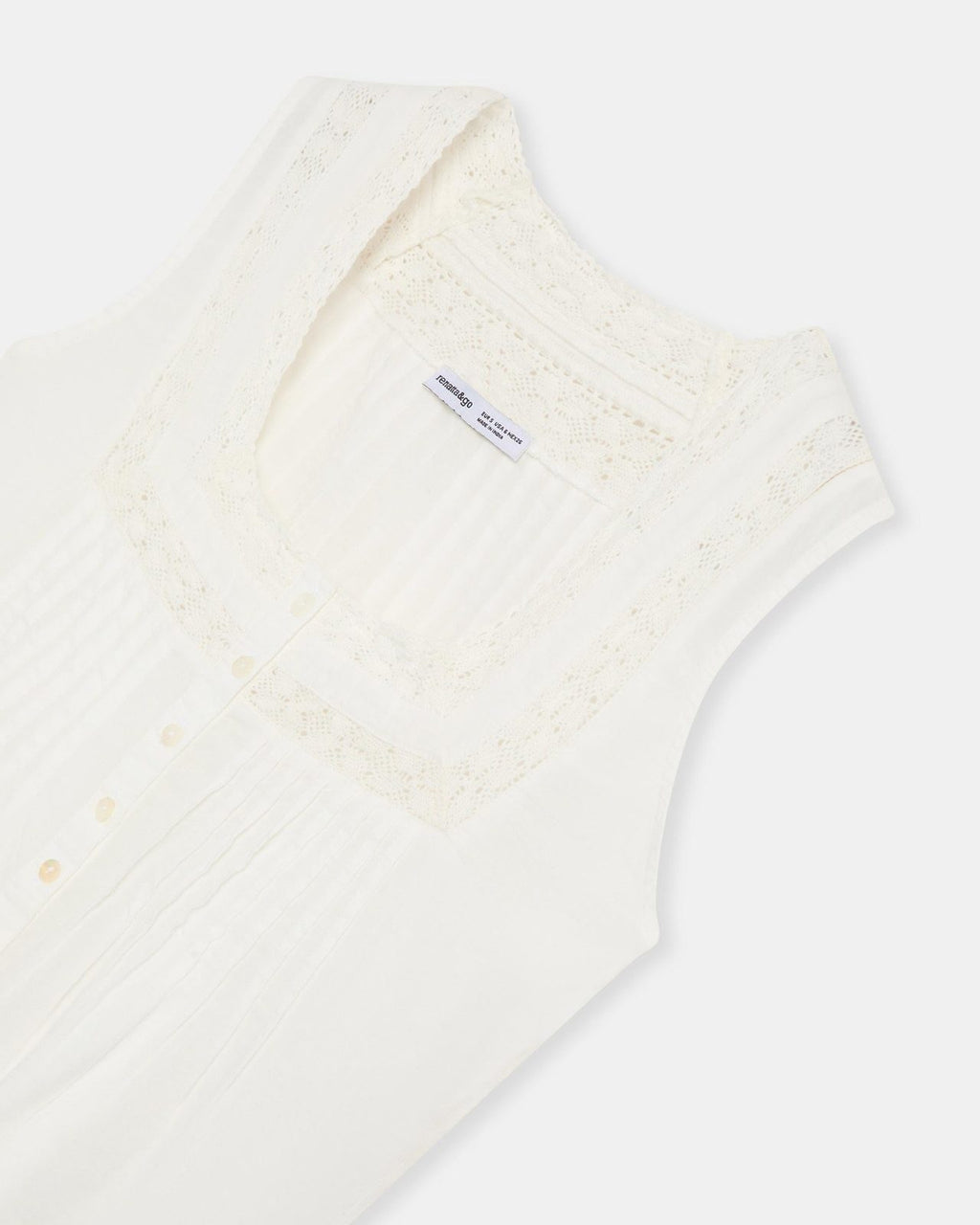 Top Puntillas Blanco