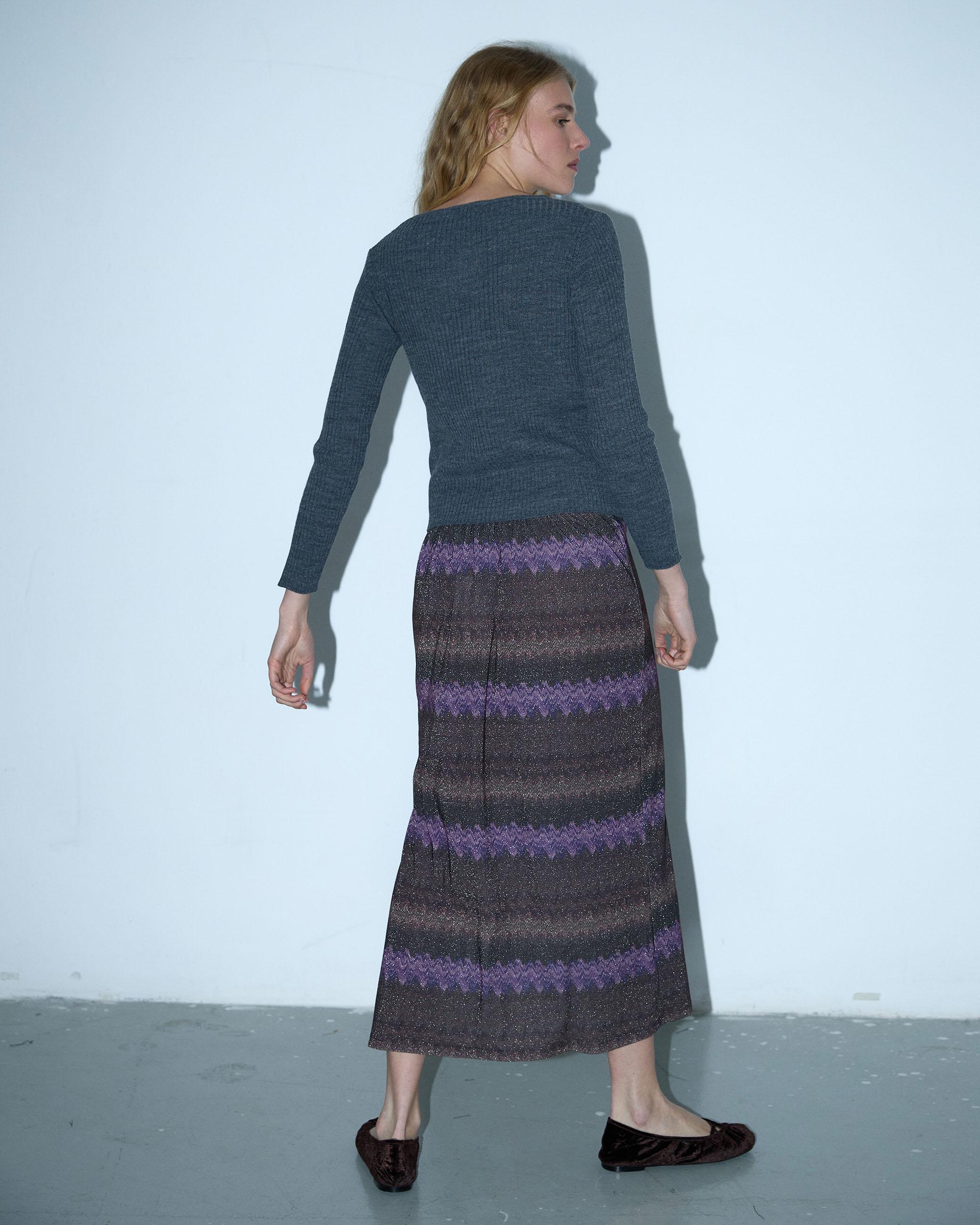 FALDA ESTAMPADO ZIGZAG